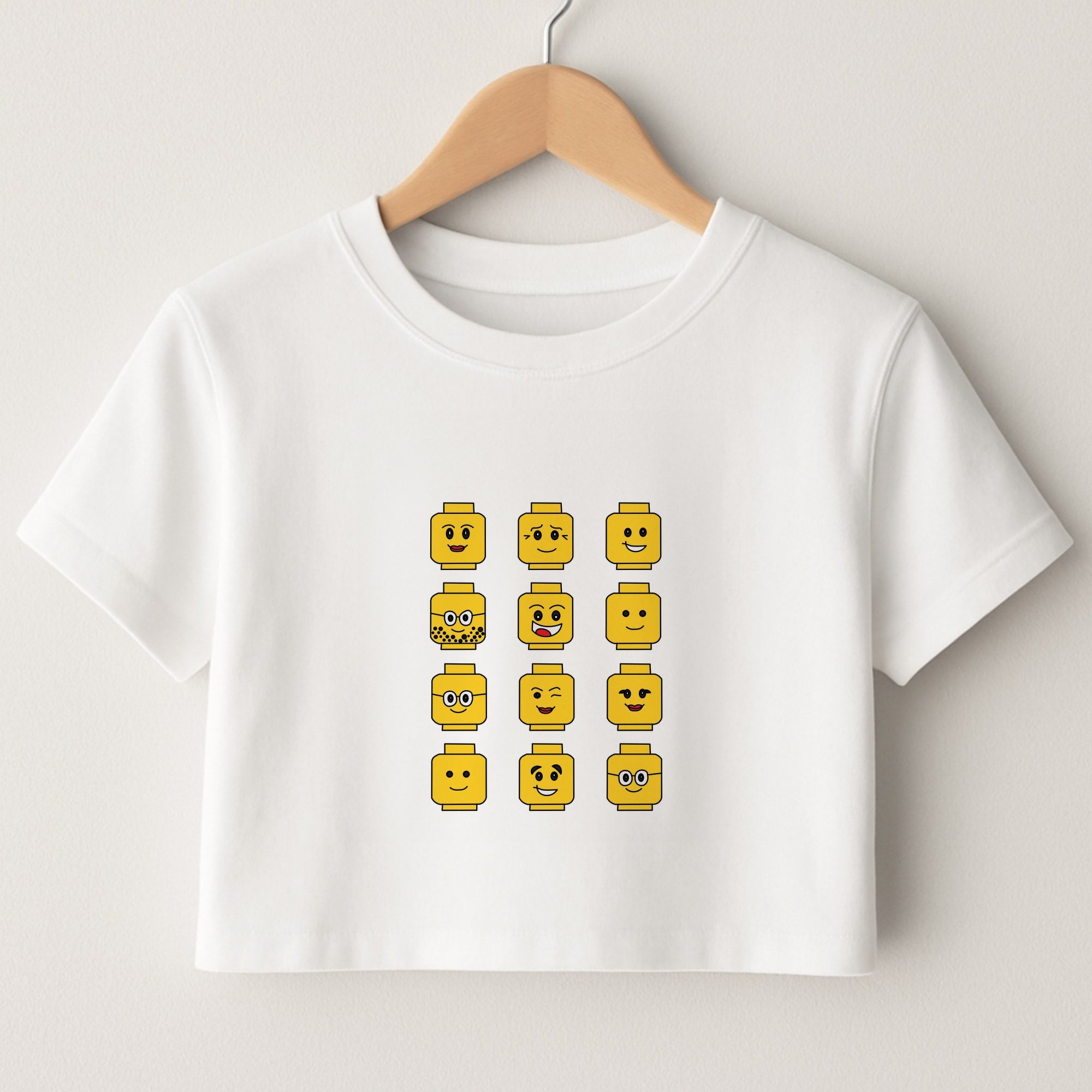Characters - Bricks Crop Top