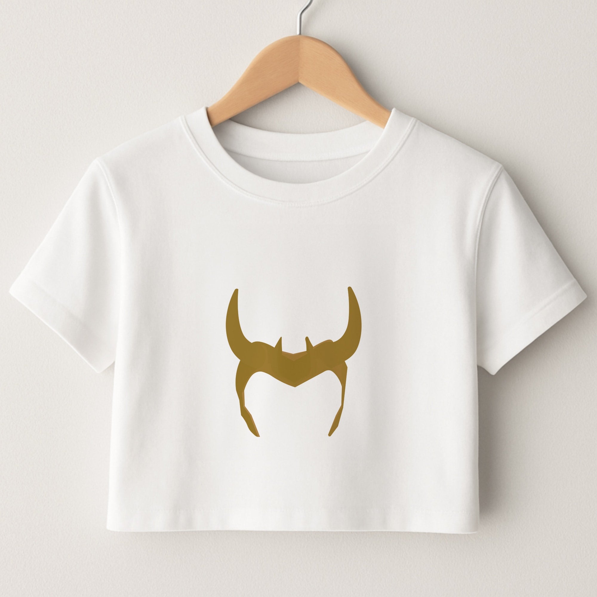 The Horned Helmet Crop Top