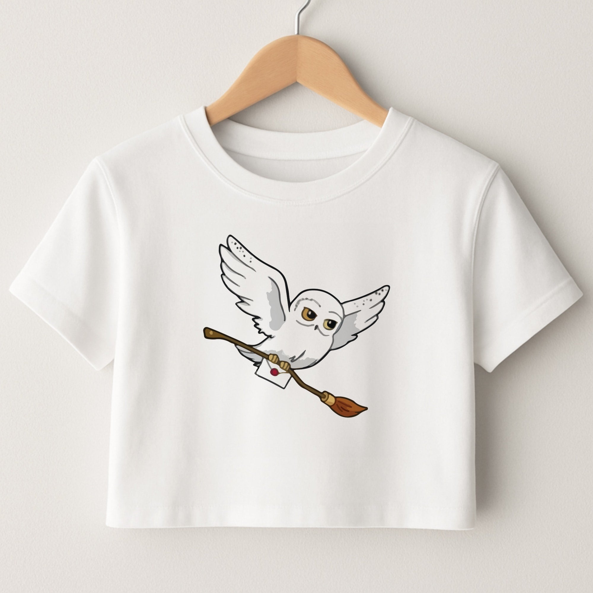 Messenger Owl Hedwig Crop Top