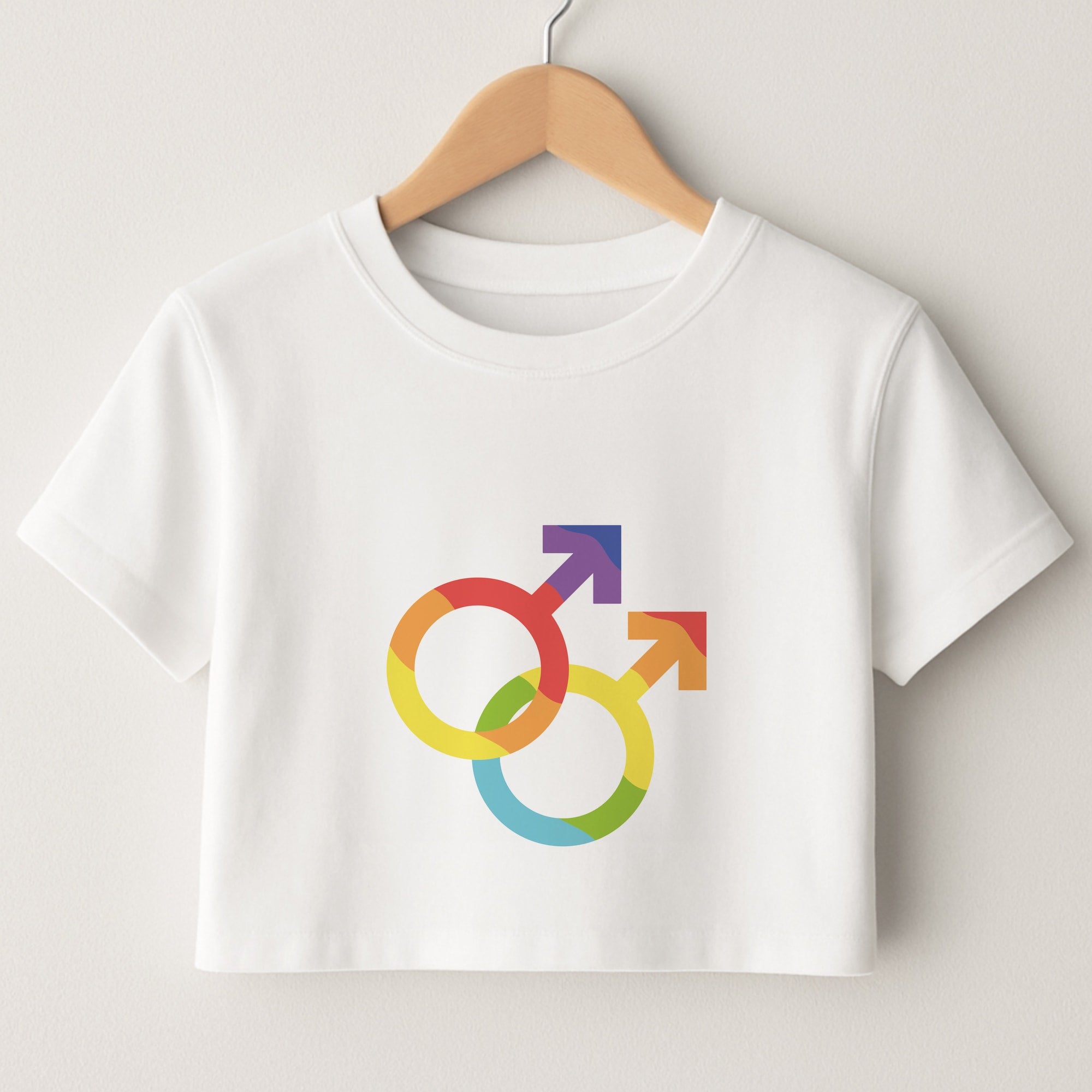 Gender Symbol Male - Pride Crop Top