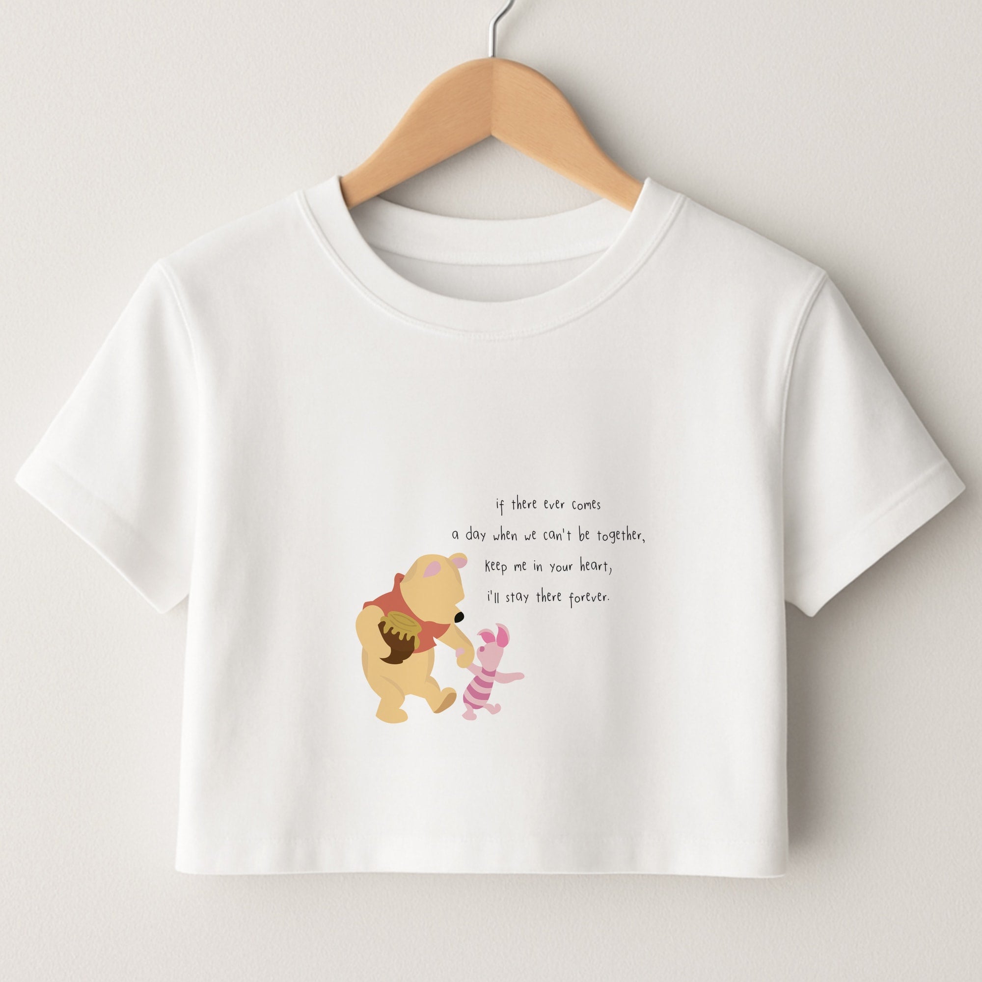 I'll Stay There Forever - Winnie Crop Top