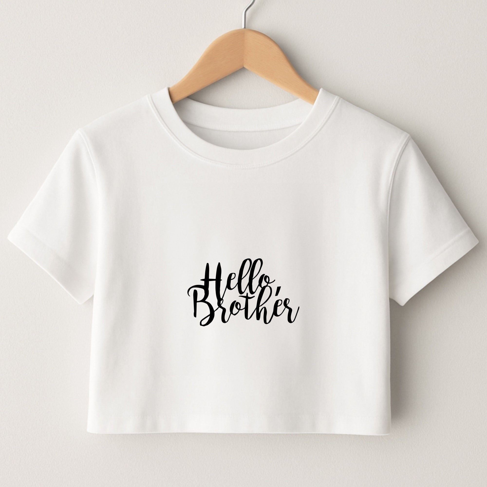 Hello Brother - VD Crop Top