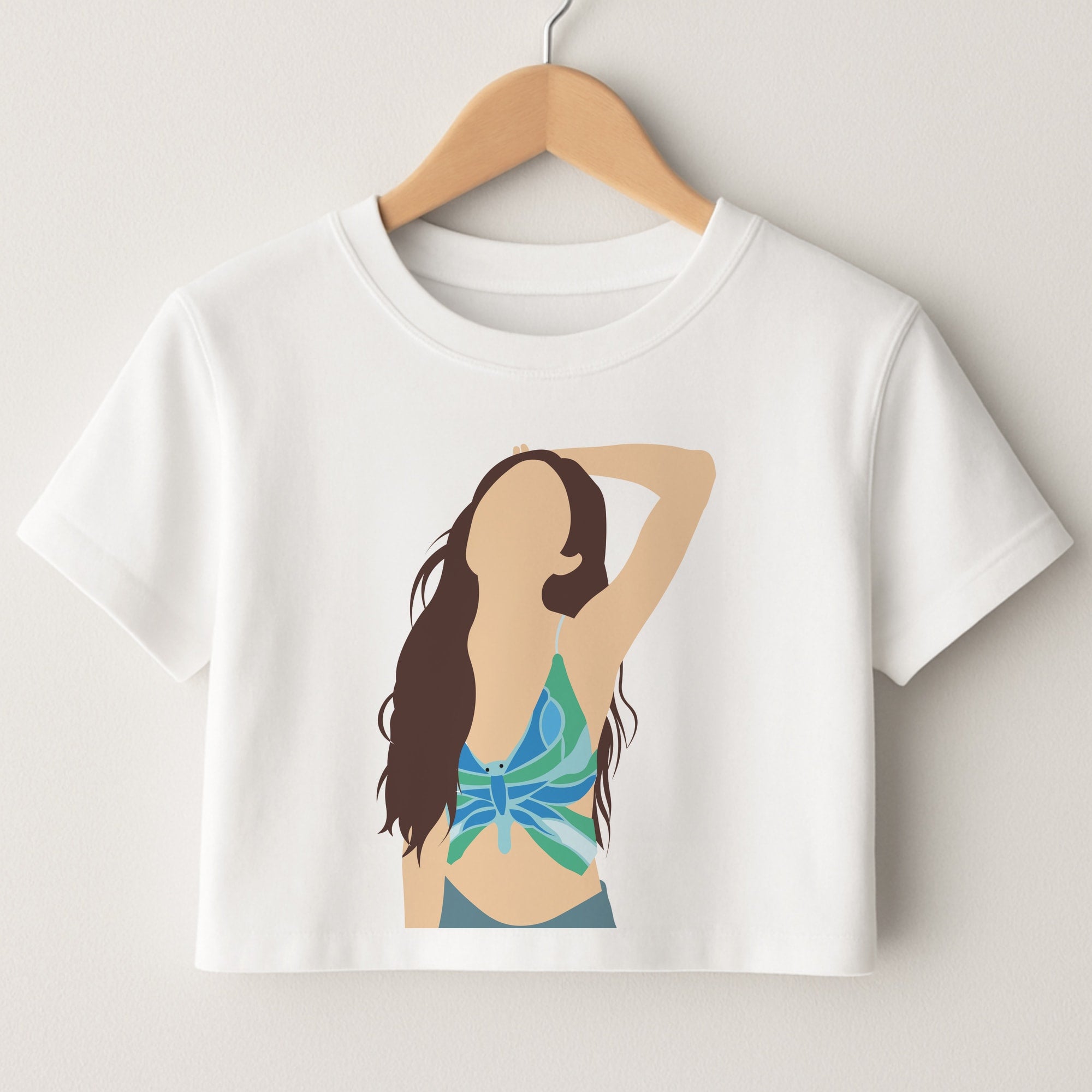 Butterfly Top - Olivia Crop Top
