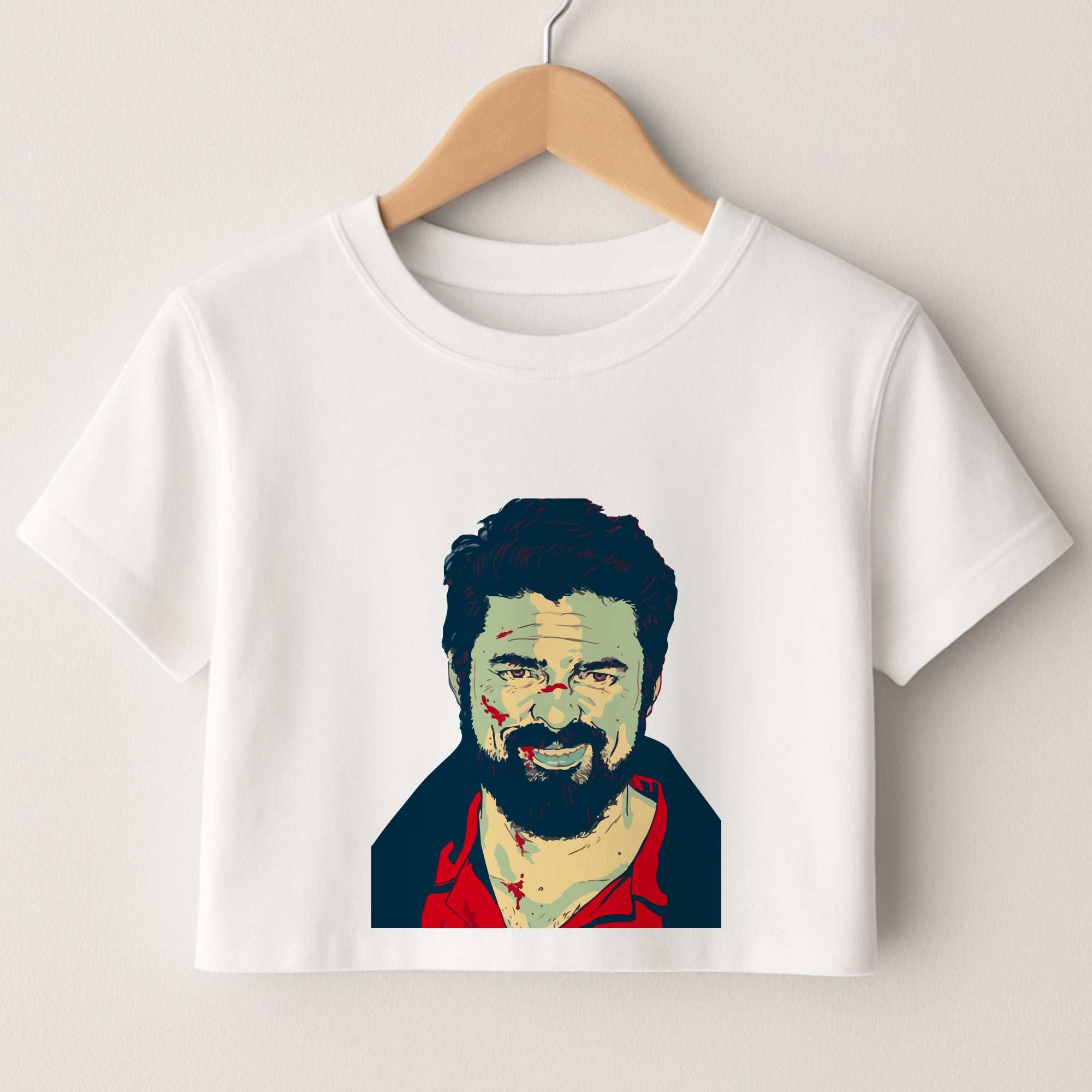 Billy Butcher Face Crop Top