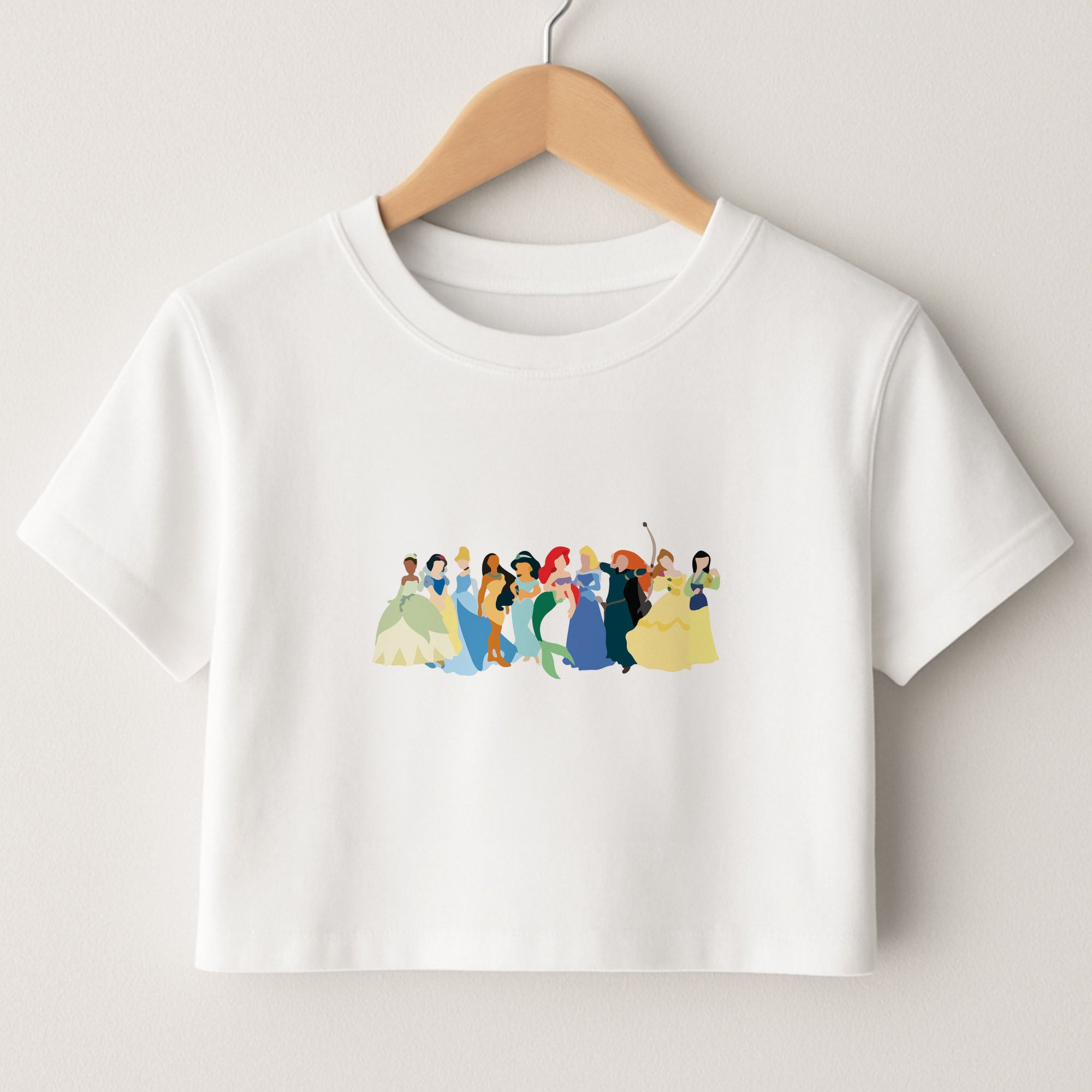 Fairytale Princesses Cast Crop Top