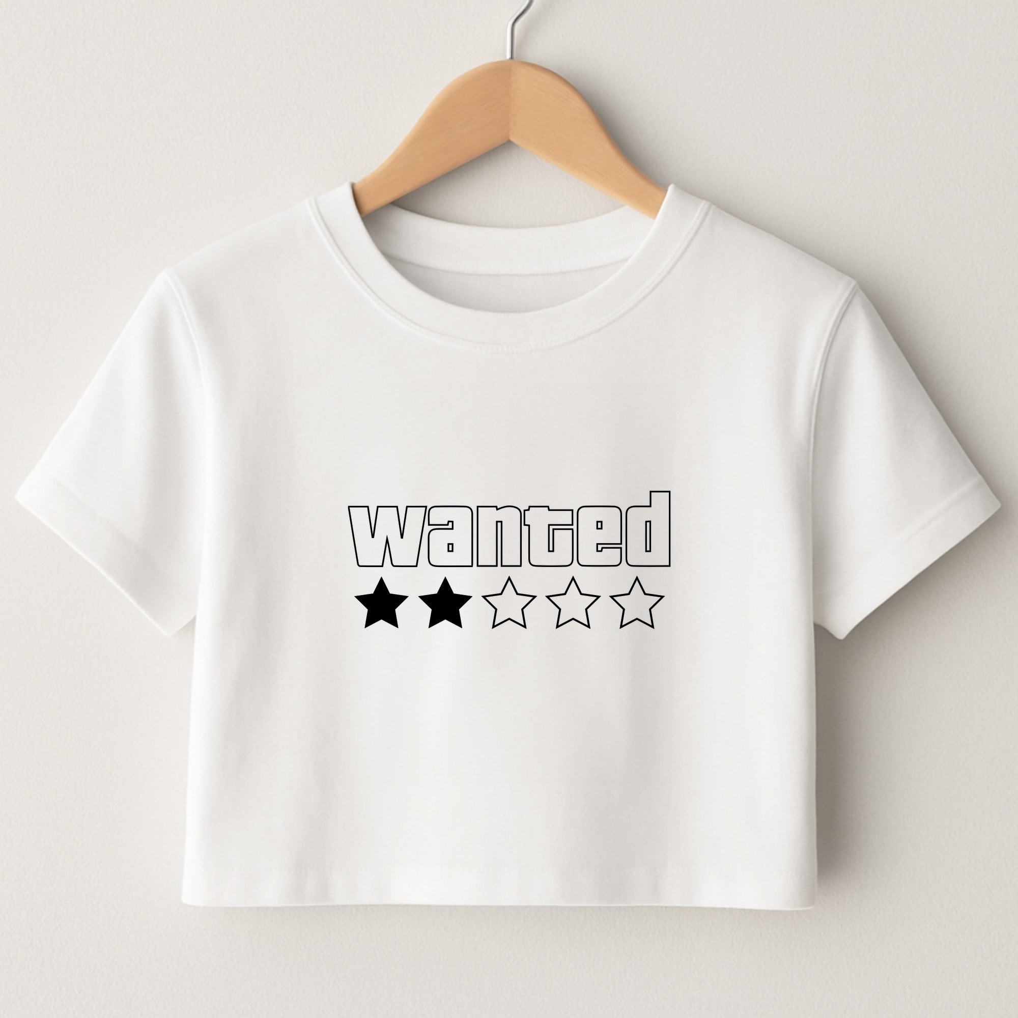 Wanted - Video Game Crop Top