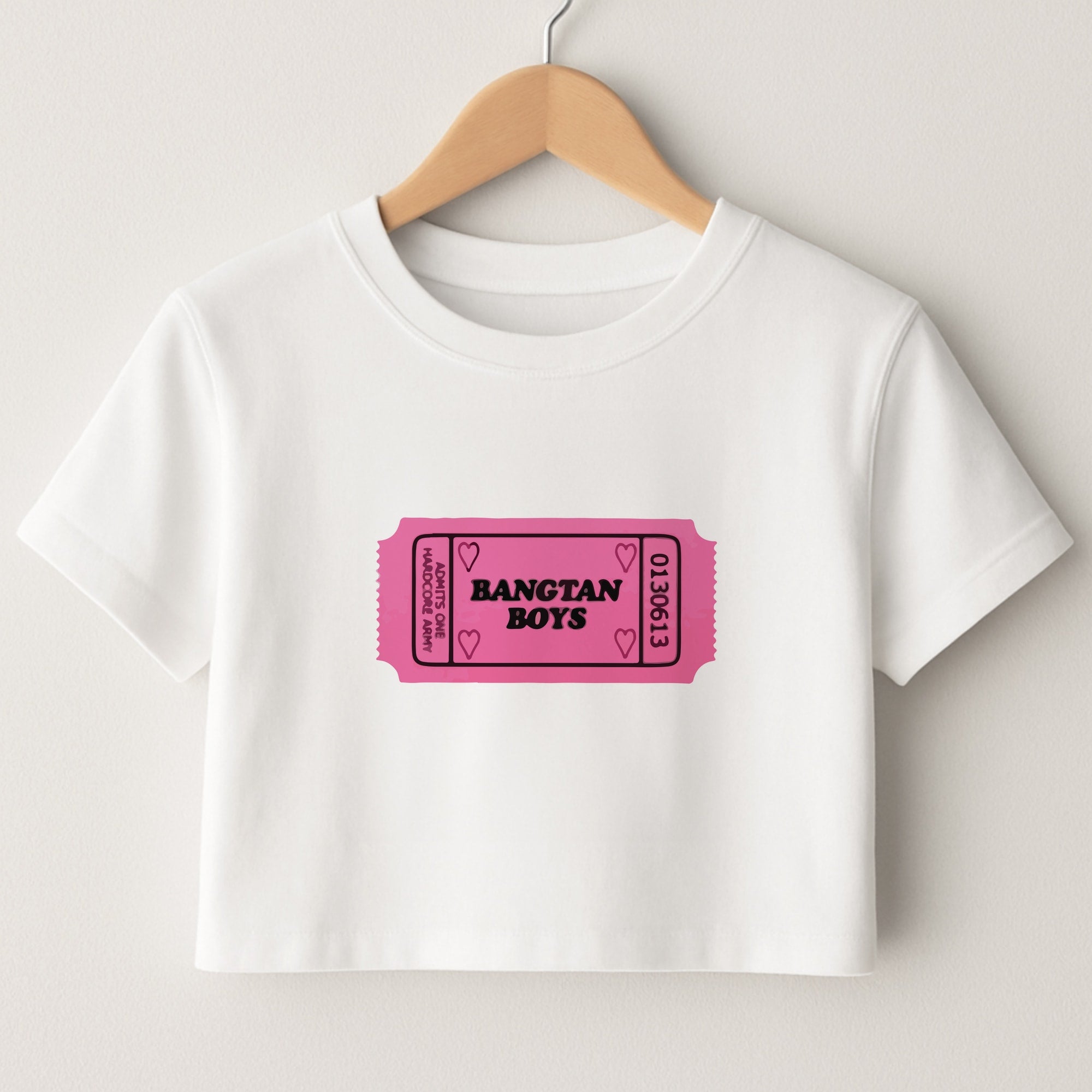 Bangtan Boys Ticket - K Pop Crop Top