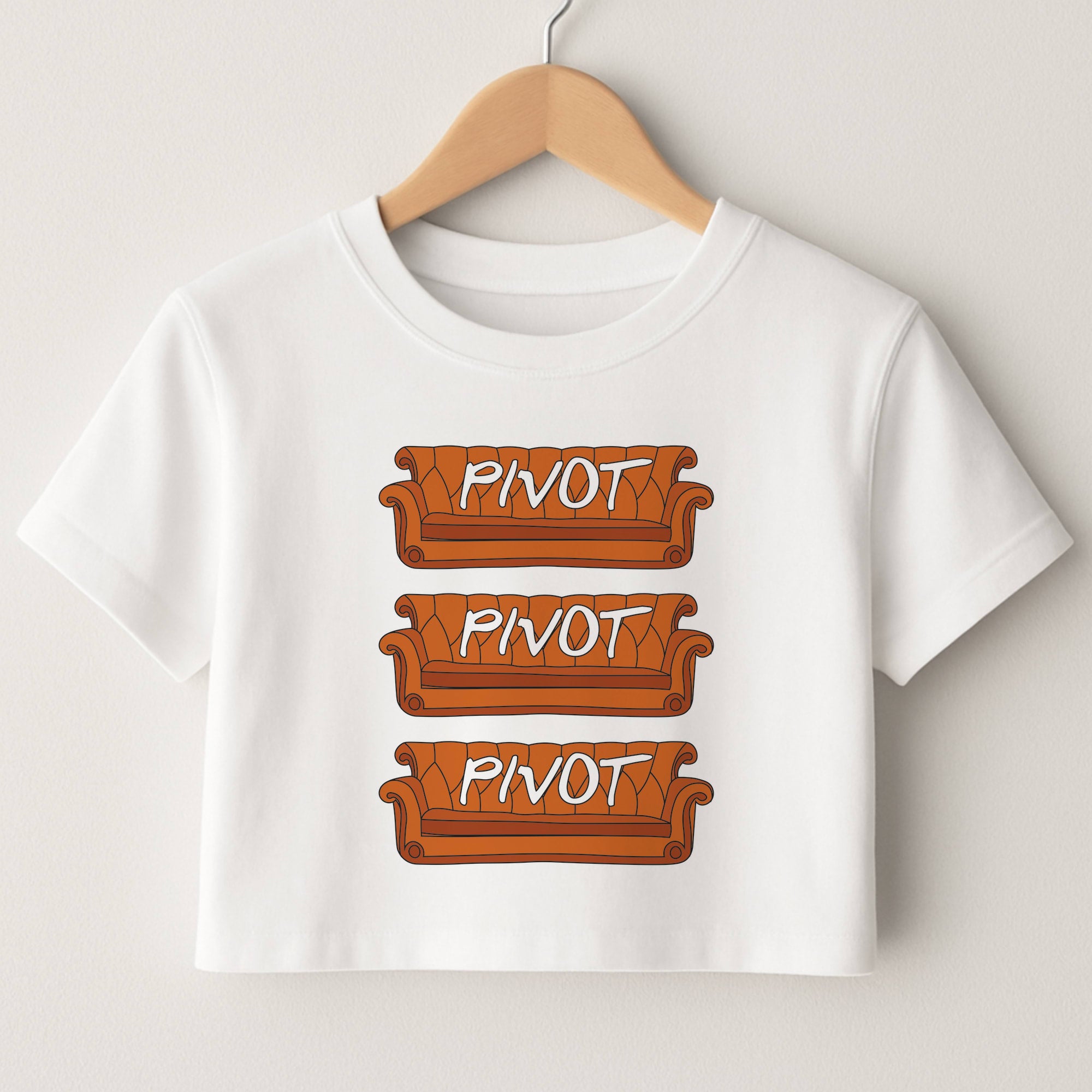 Sitcom Couches Pivot  Crop Top