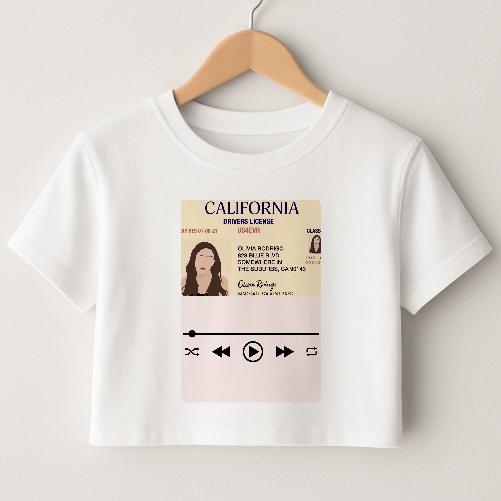 Drivers License - Olivia TikTok Crop Top
