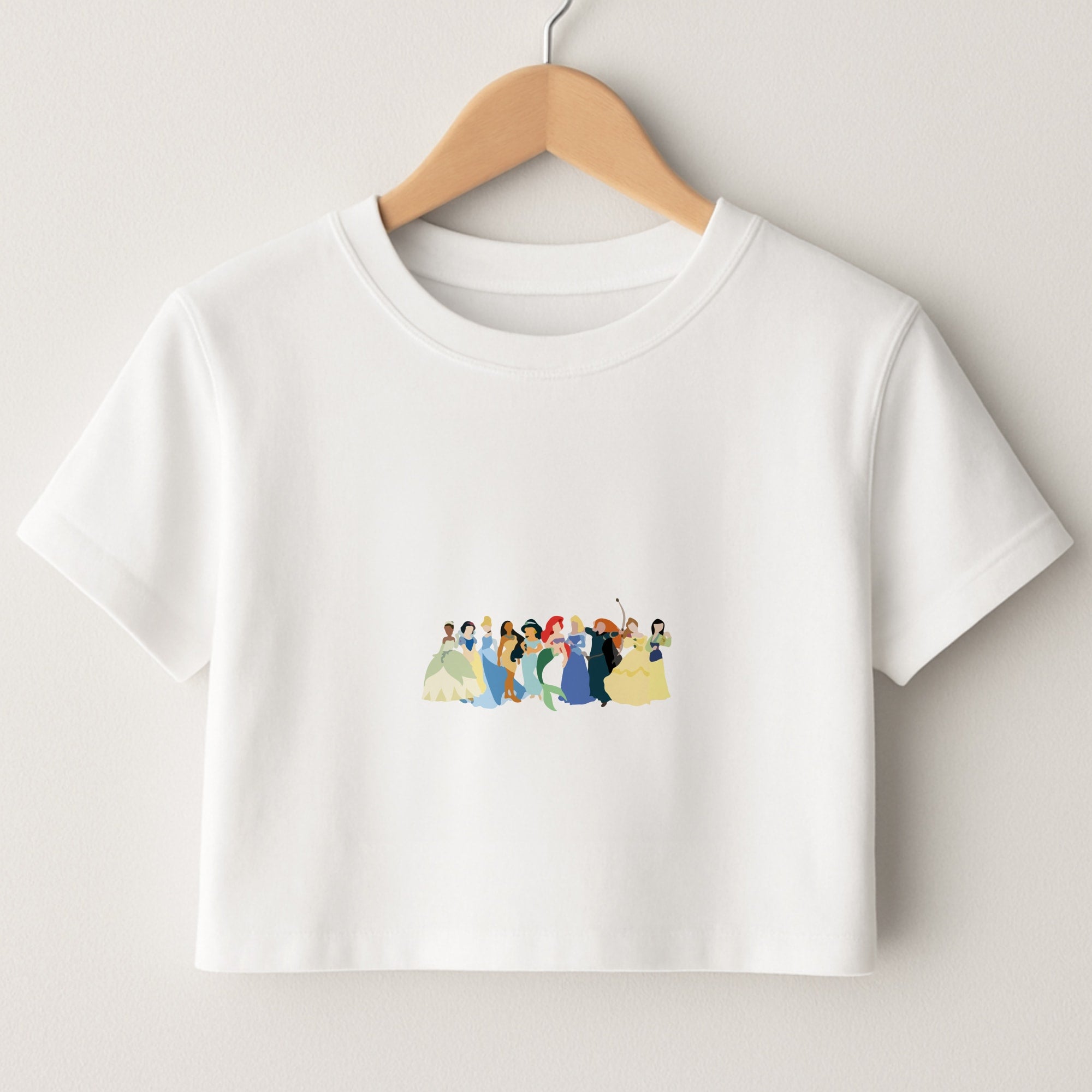 Fairytale Princesses Cast Crop Top
