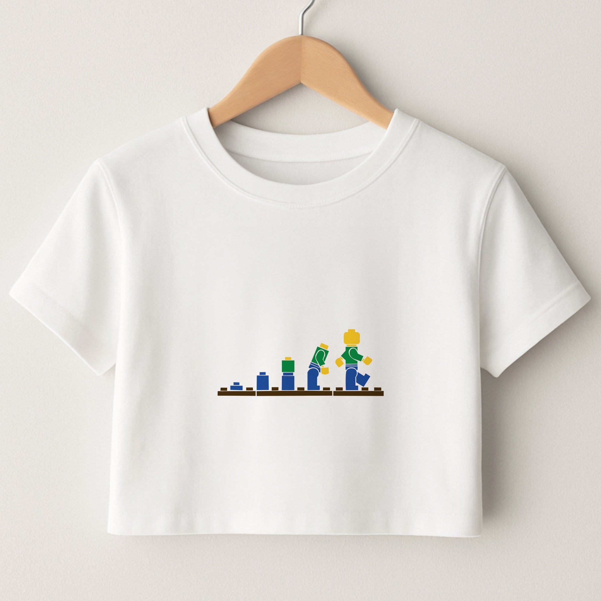 Building - Bricks Crop Top