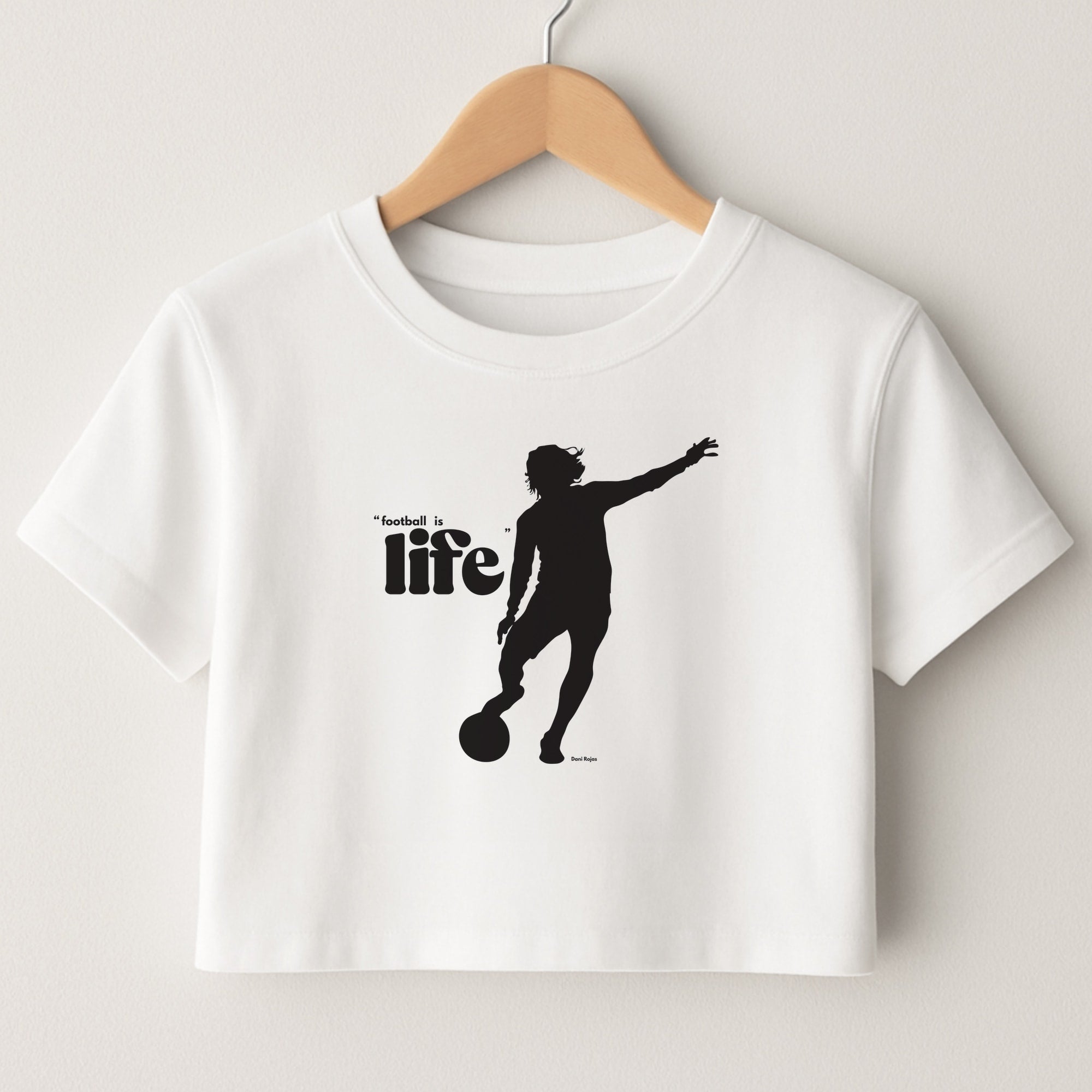 Football Is Life Crop Top