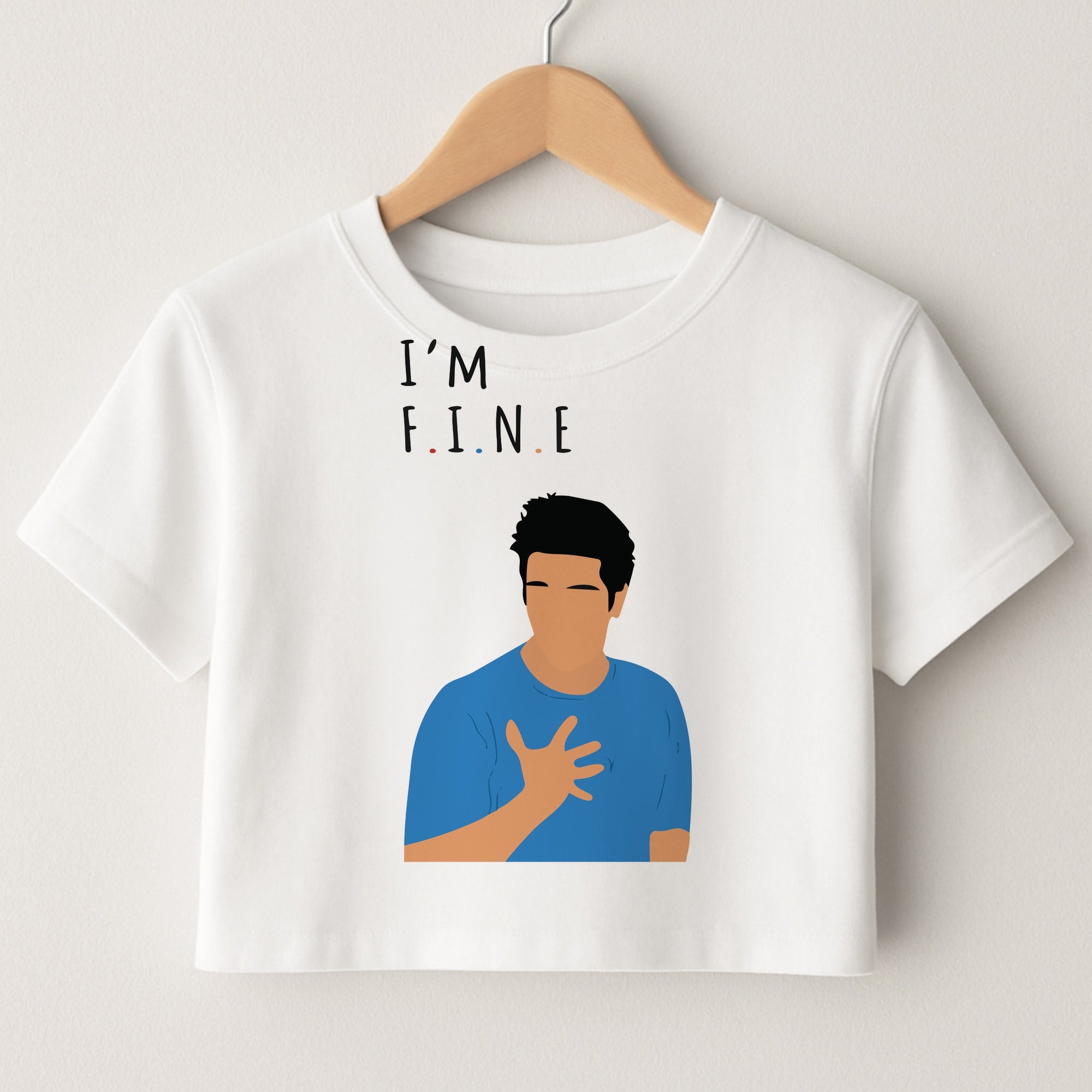 I'm Fine Crop Top