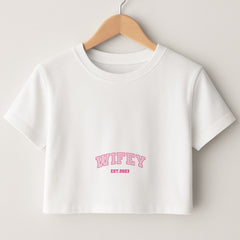 Wifey - Bridal Crop Top