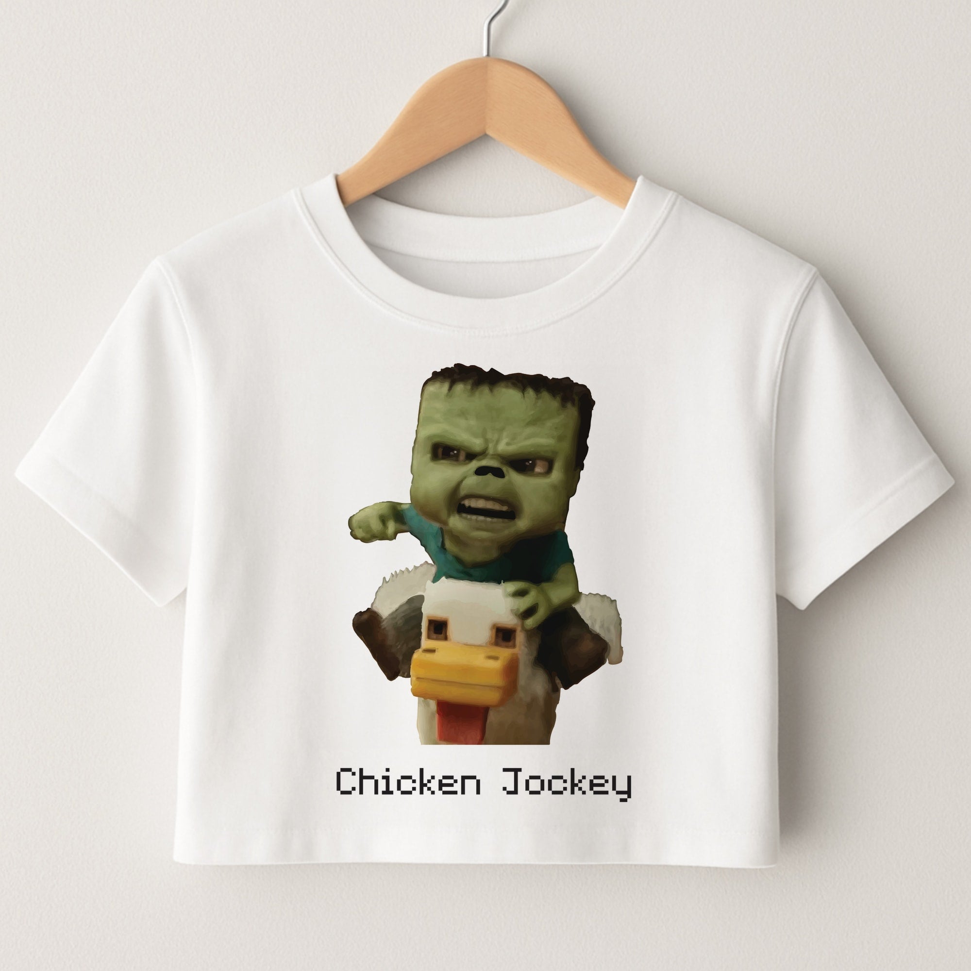 Chicken Jockey Crop Top