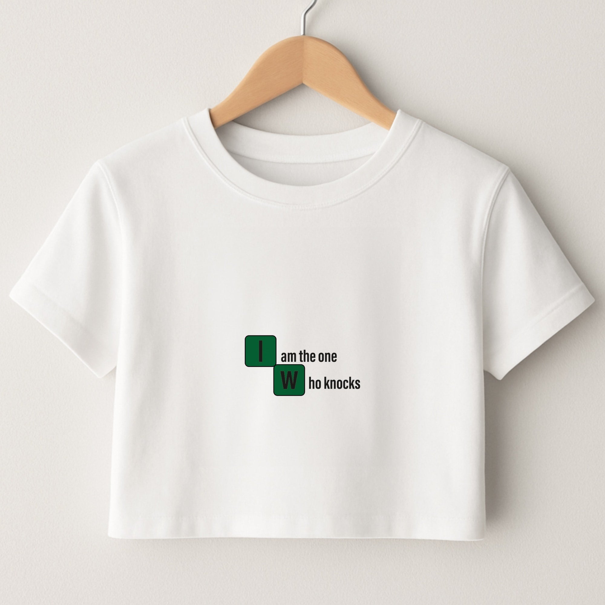 I Am The One Who Knocks Crop Top