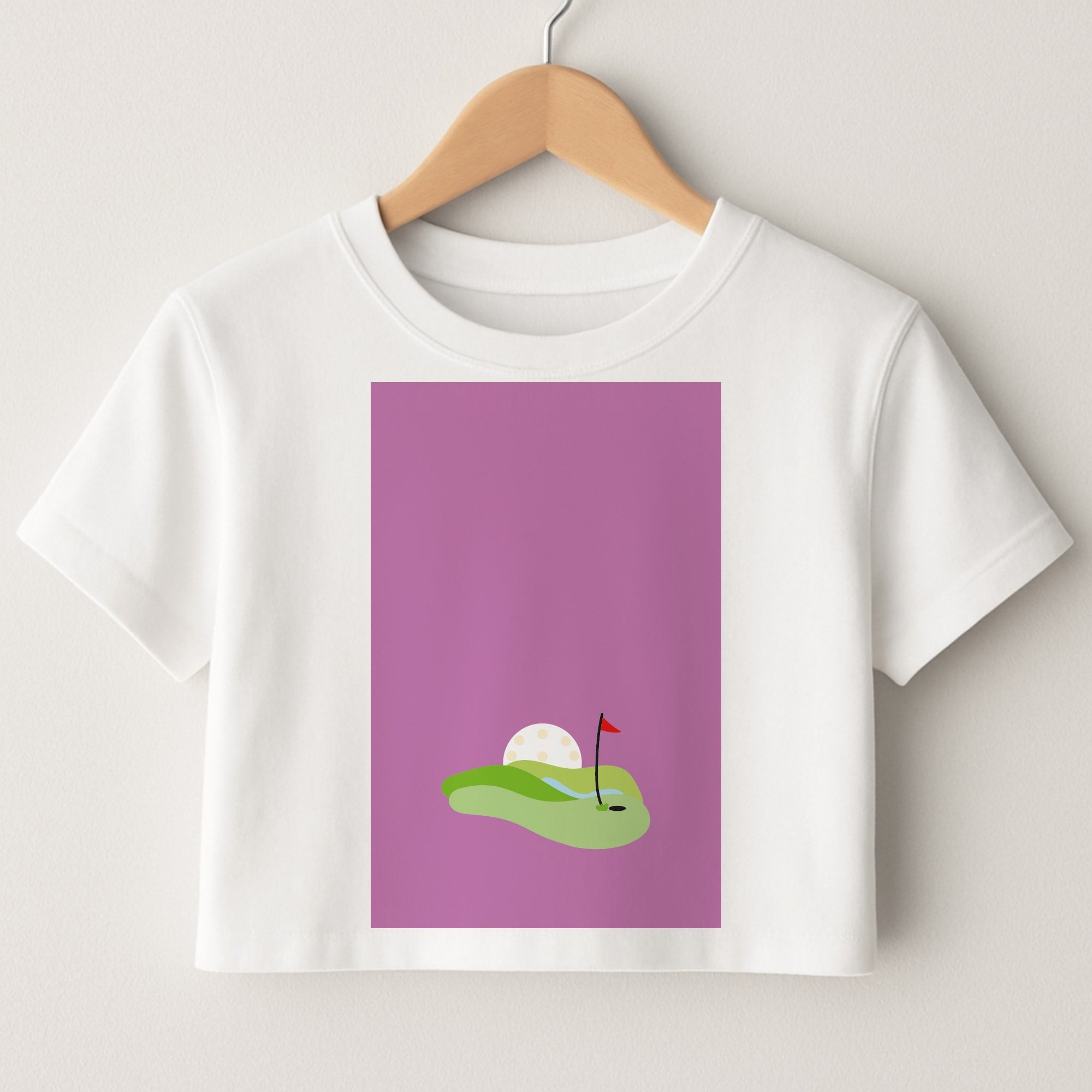 Golf course Crop Top