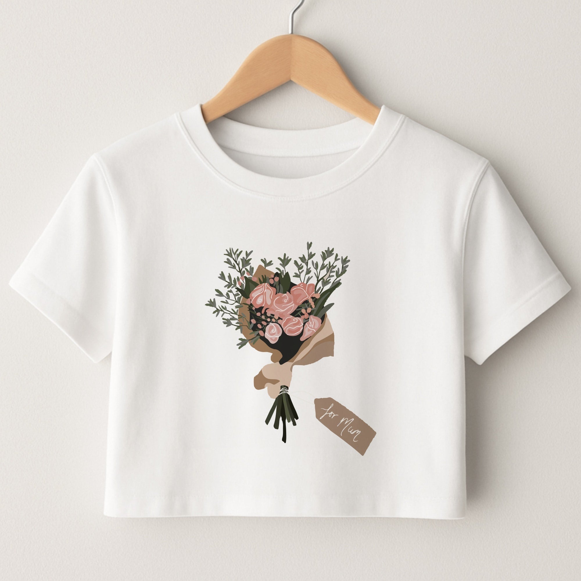 Mum Bouquet - Mother's Day Crop Top