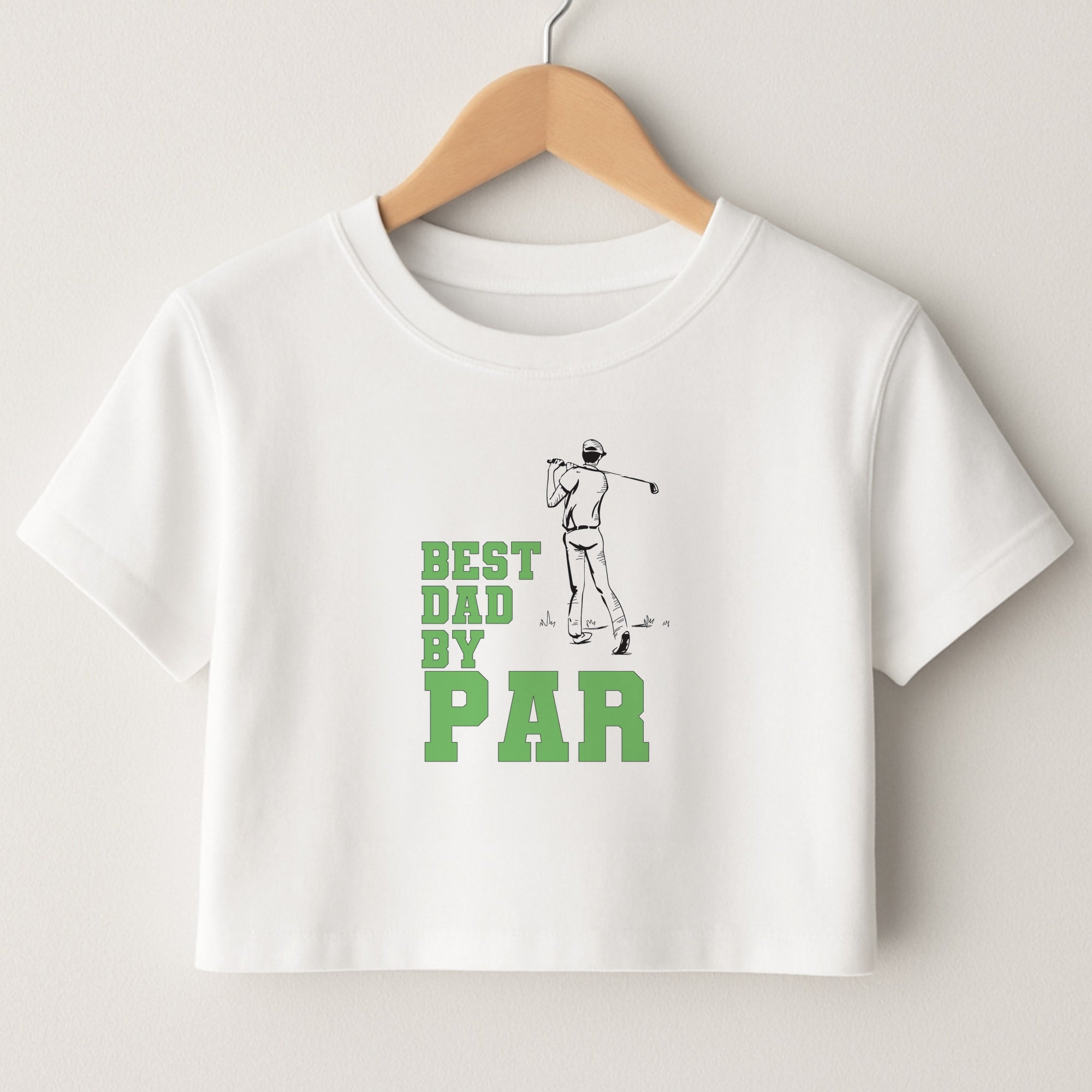 Best Dad By Par - Fathers Day Crop Top