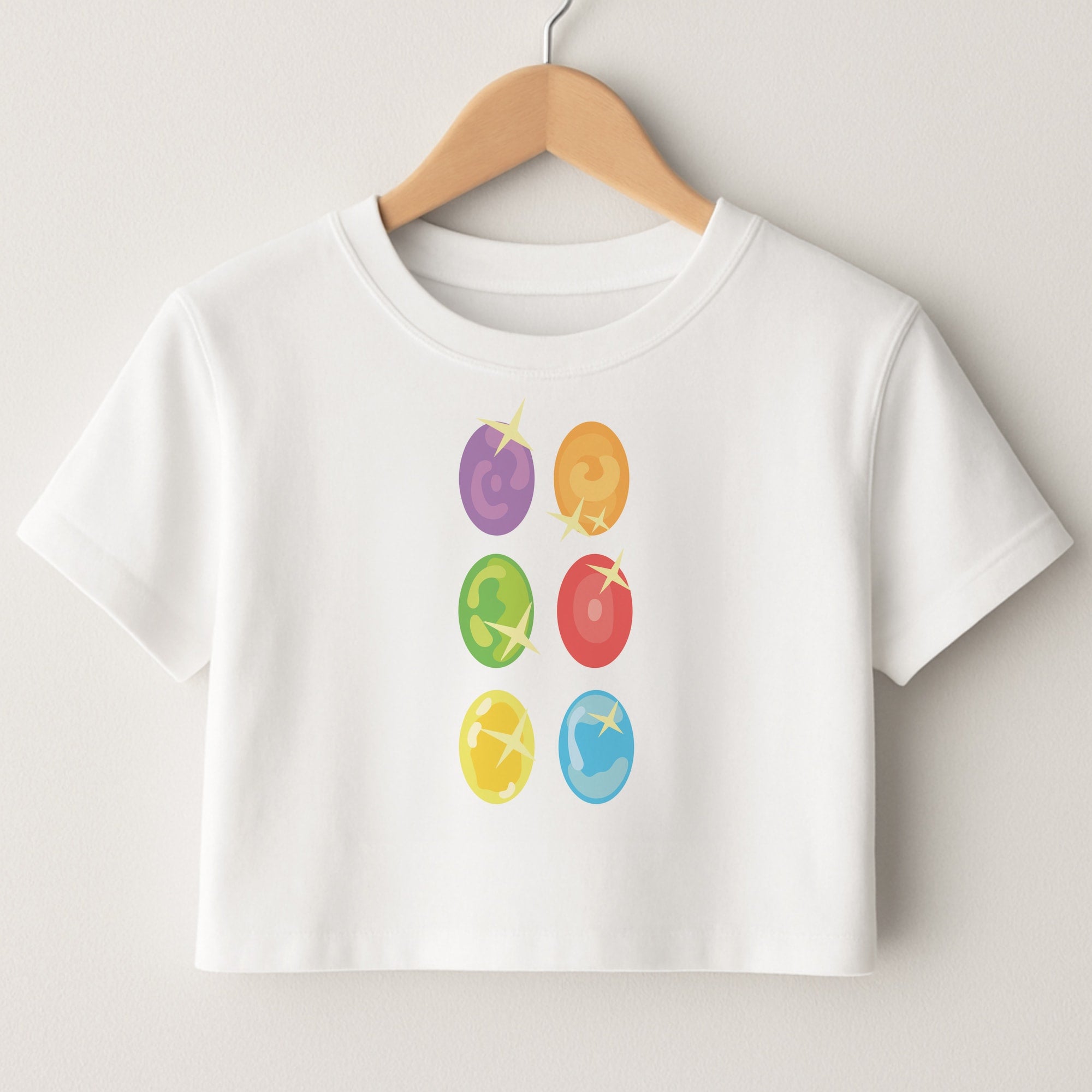 Infinity stones Crop Top