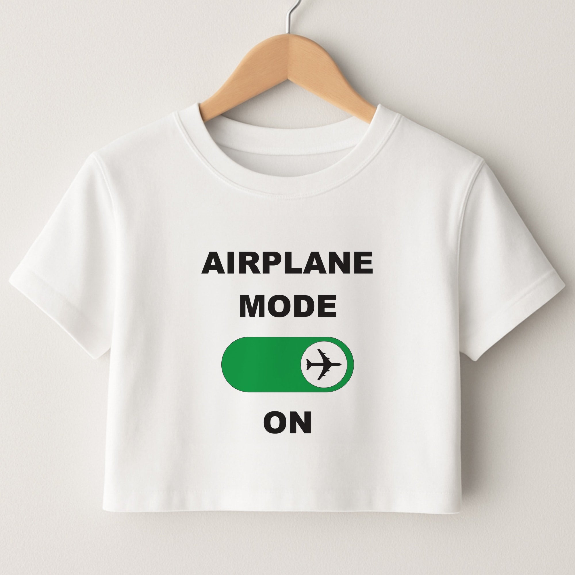 Airplane Mode On - Travel Crop Top