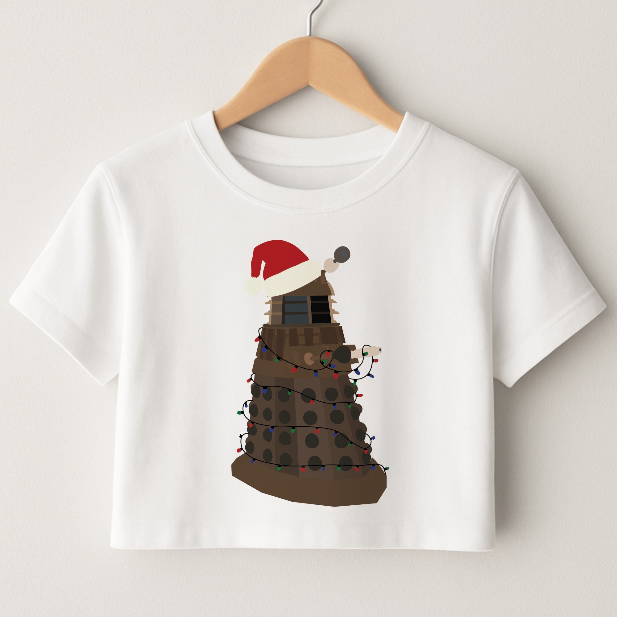 Christmas Dalek - Doctor Who Crop Top