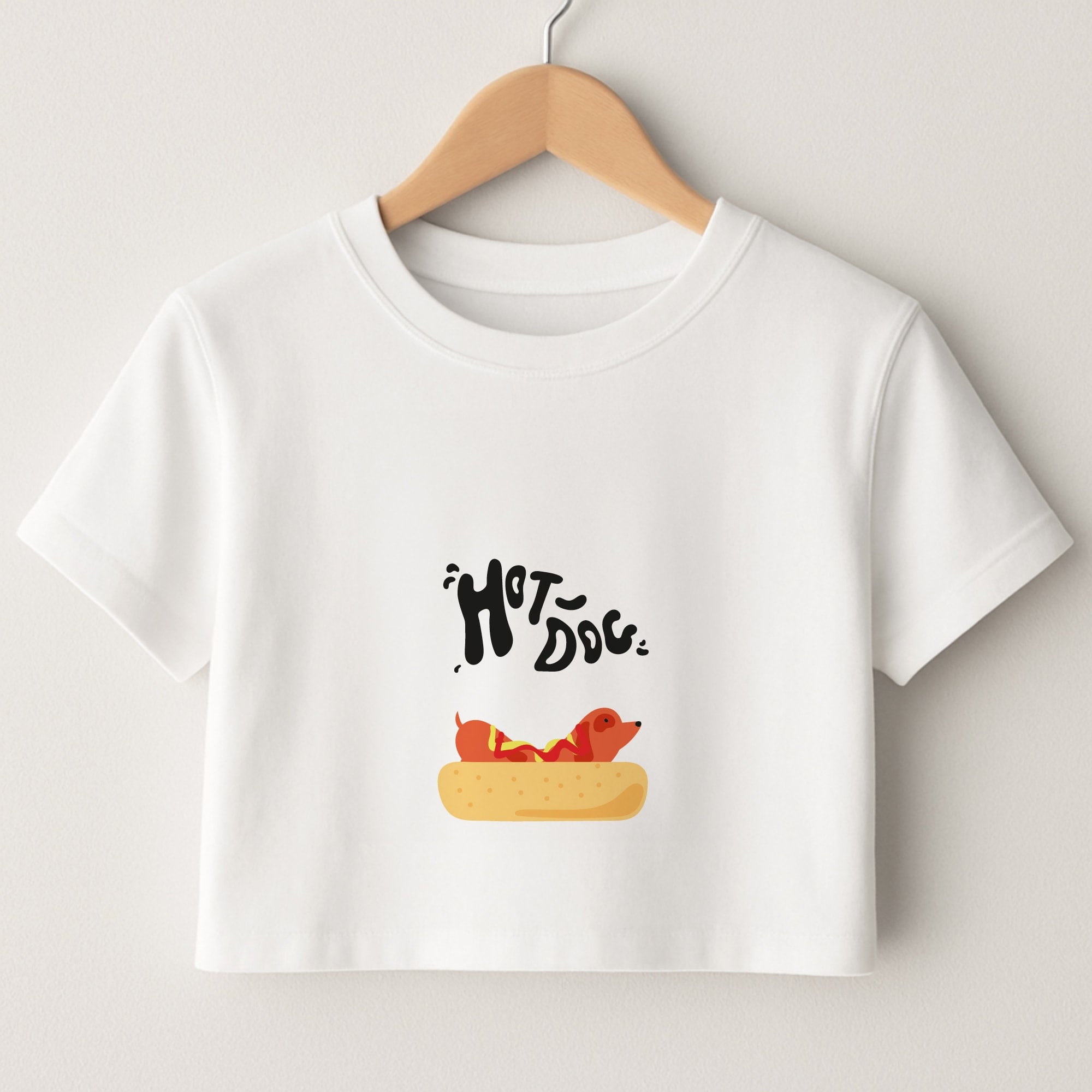 Hot Dog - Dachshunds Crop Top