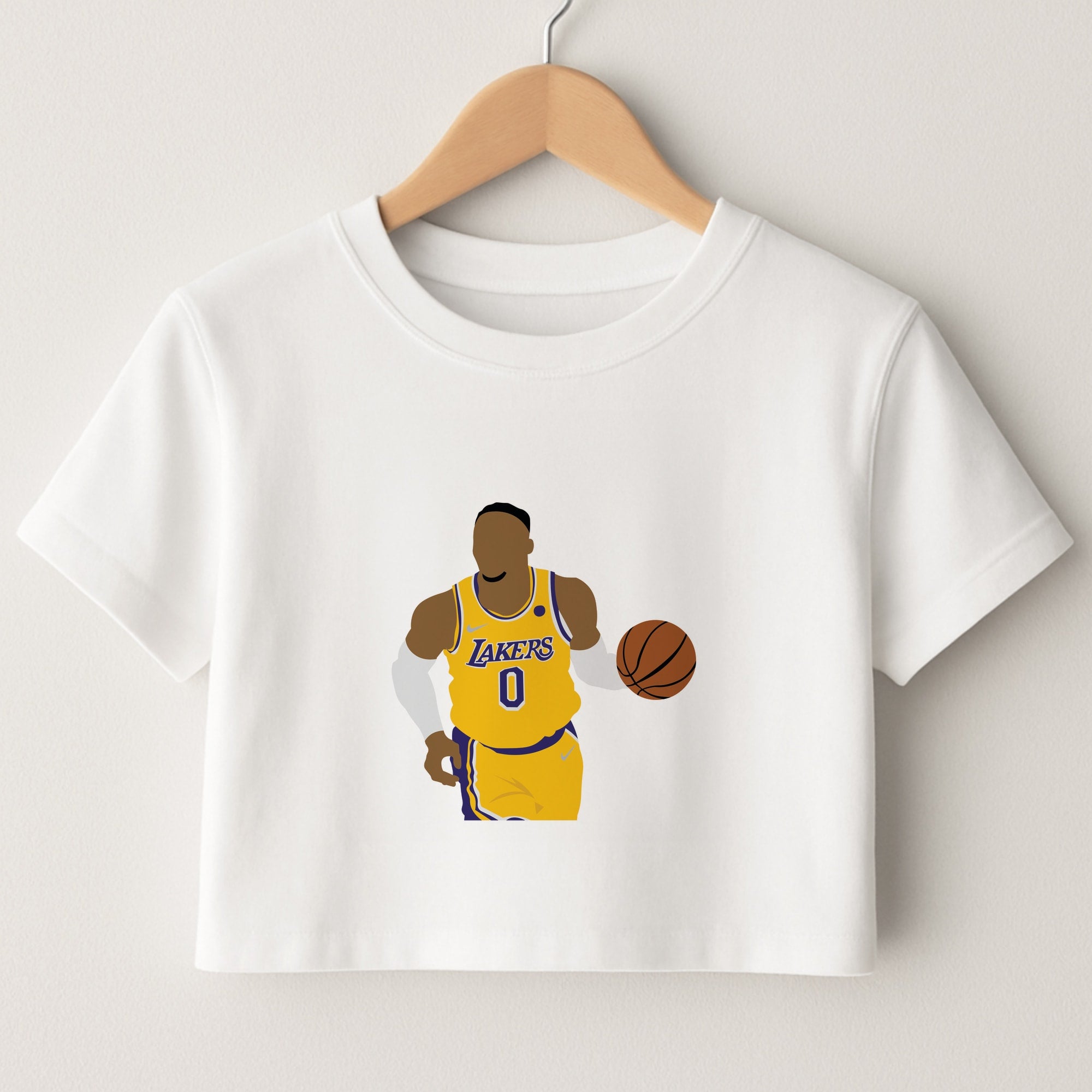 Young - Basketball Crop Top