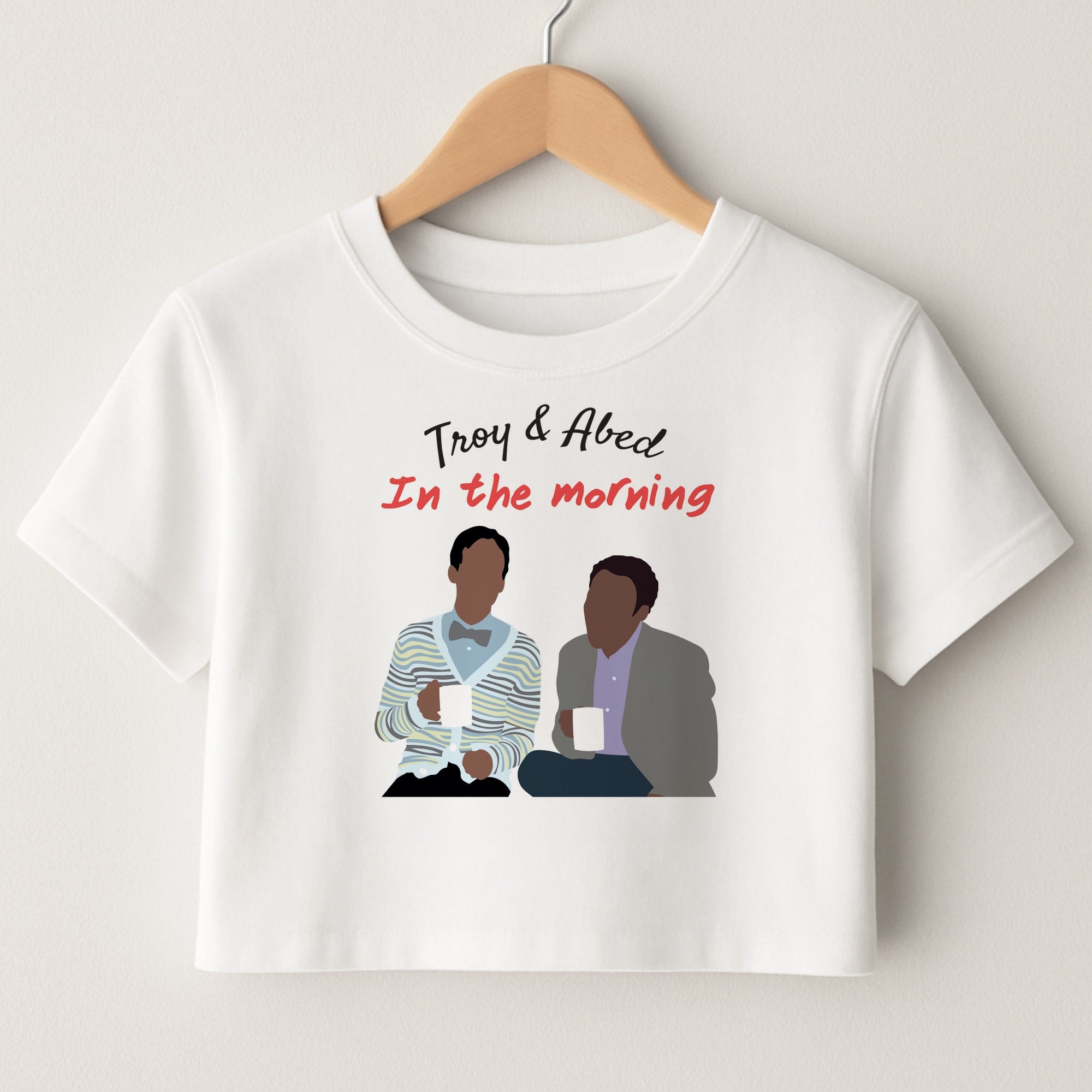 Troy And Abed In The Morning - Community Crop Top