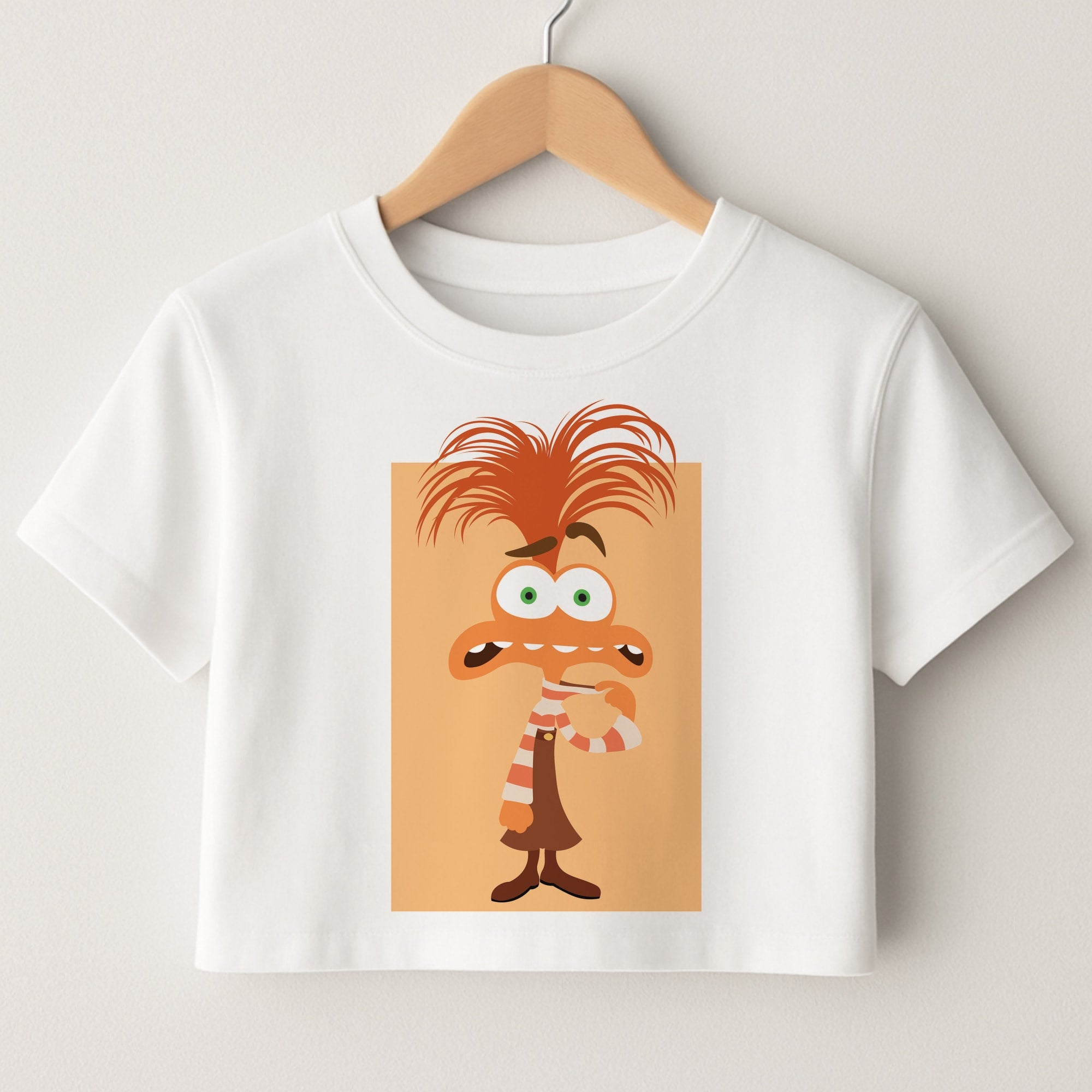 Anxiety - Inside Out Crop Top