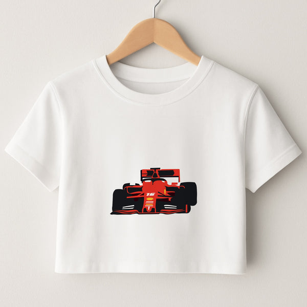 F1 Car Crop Top