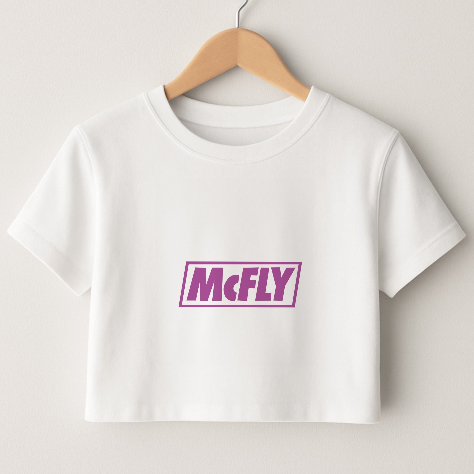 Yellow And Purple - McBand Crop Top