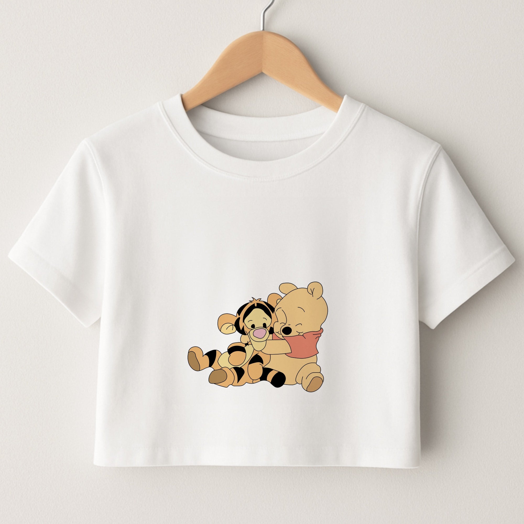 A Hug Said Pooh - Winnie Crop Top