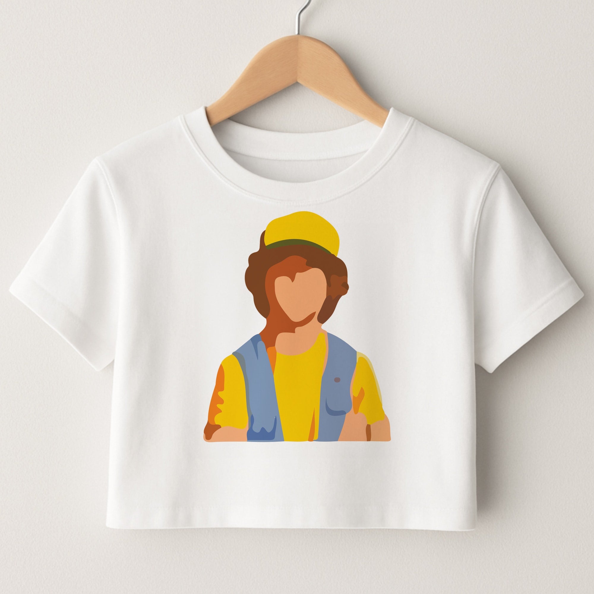 Faceless Dustin - Stranger Things Crop Top