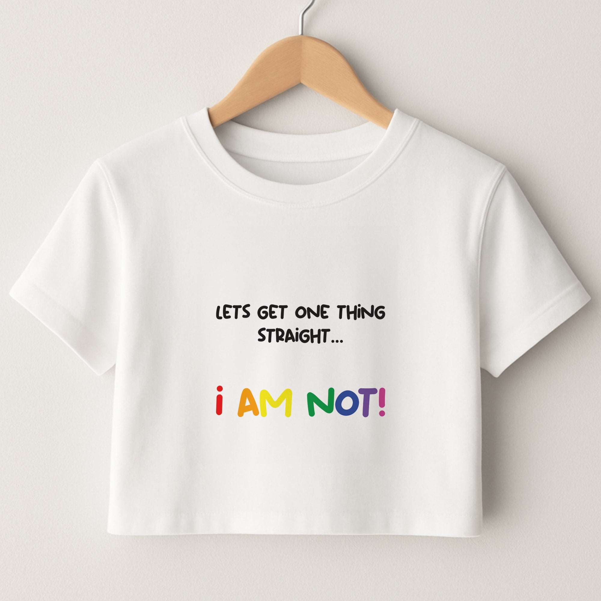 I Am Not - Pride Crop Top