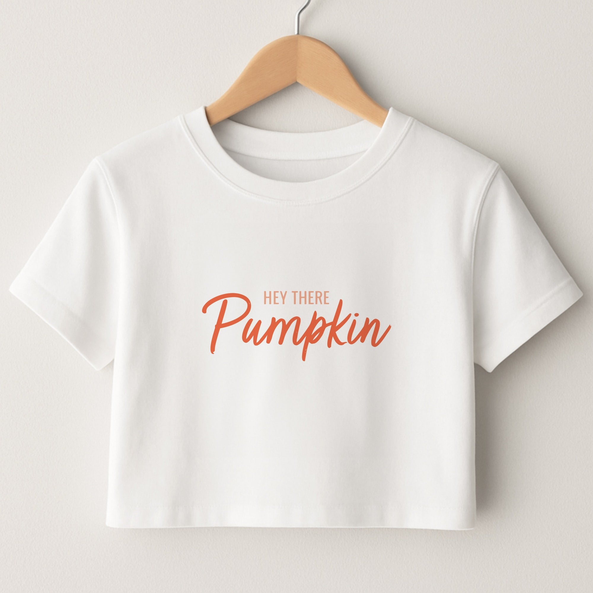 Hey There Pumpkin - Halloween Crop Top