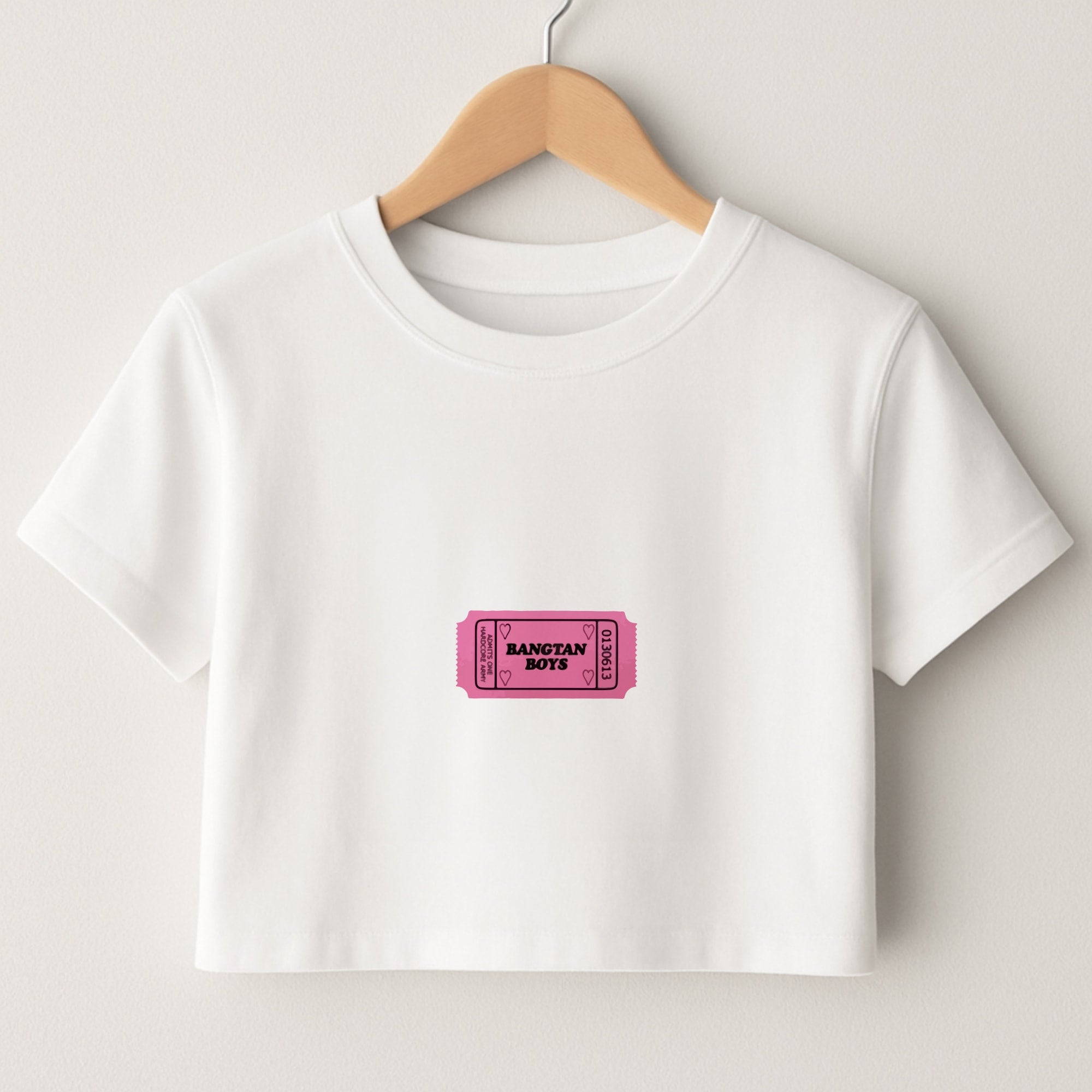 Bangtan Boys Ticket - K Pop Crop Top