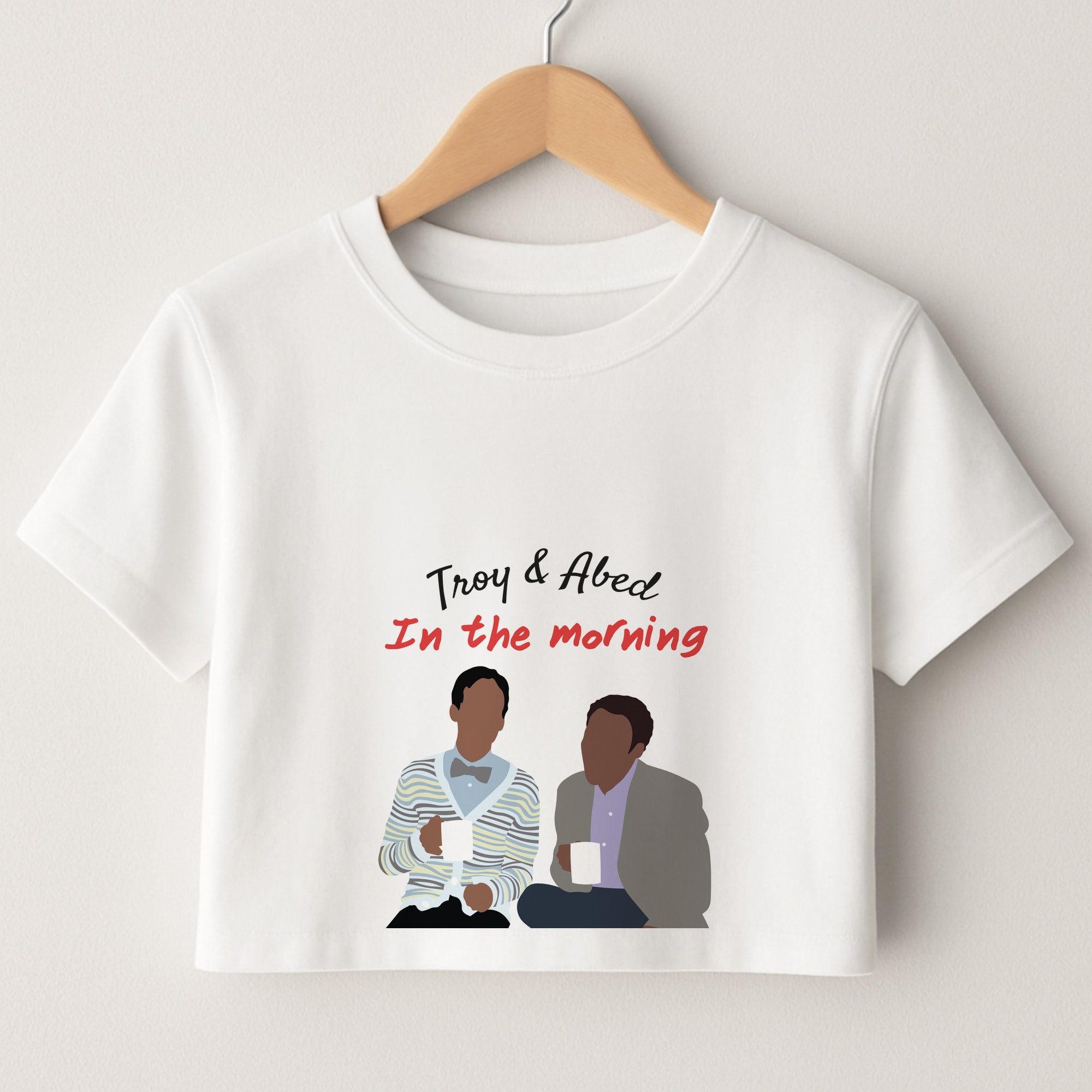 Troy And Abed In The Morning - Community Crop Top
