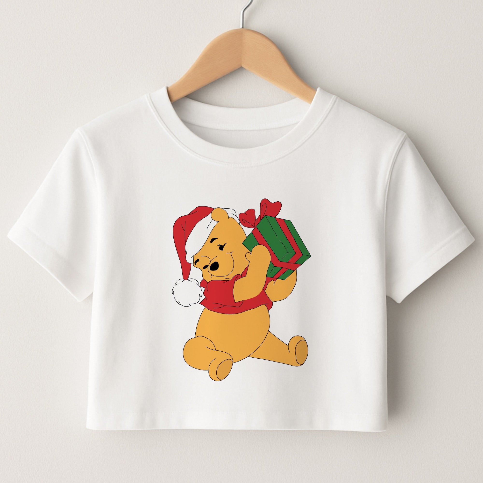 Winnie Christmas Crop Top