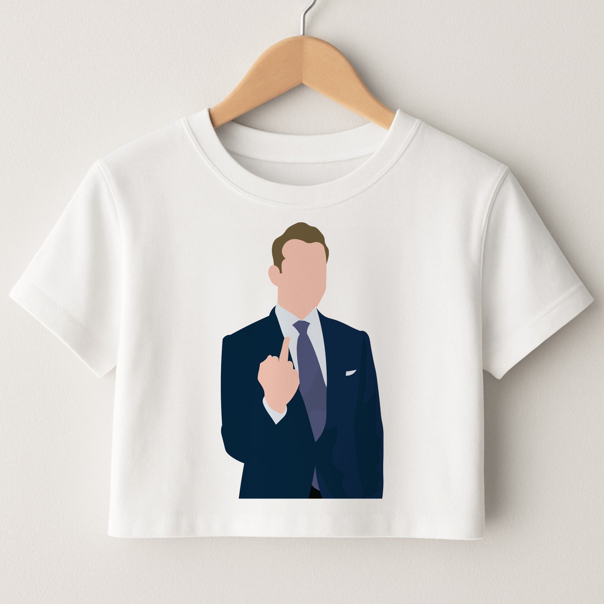 Middle Finger Crop Top