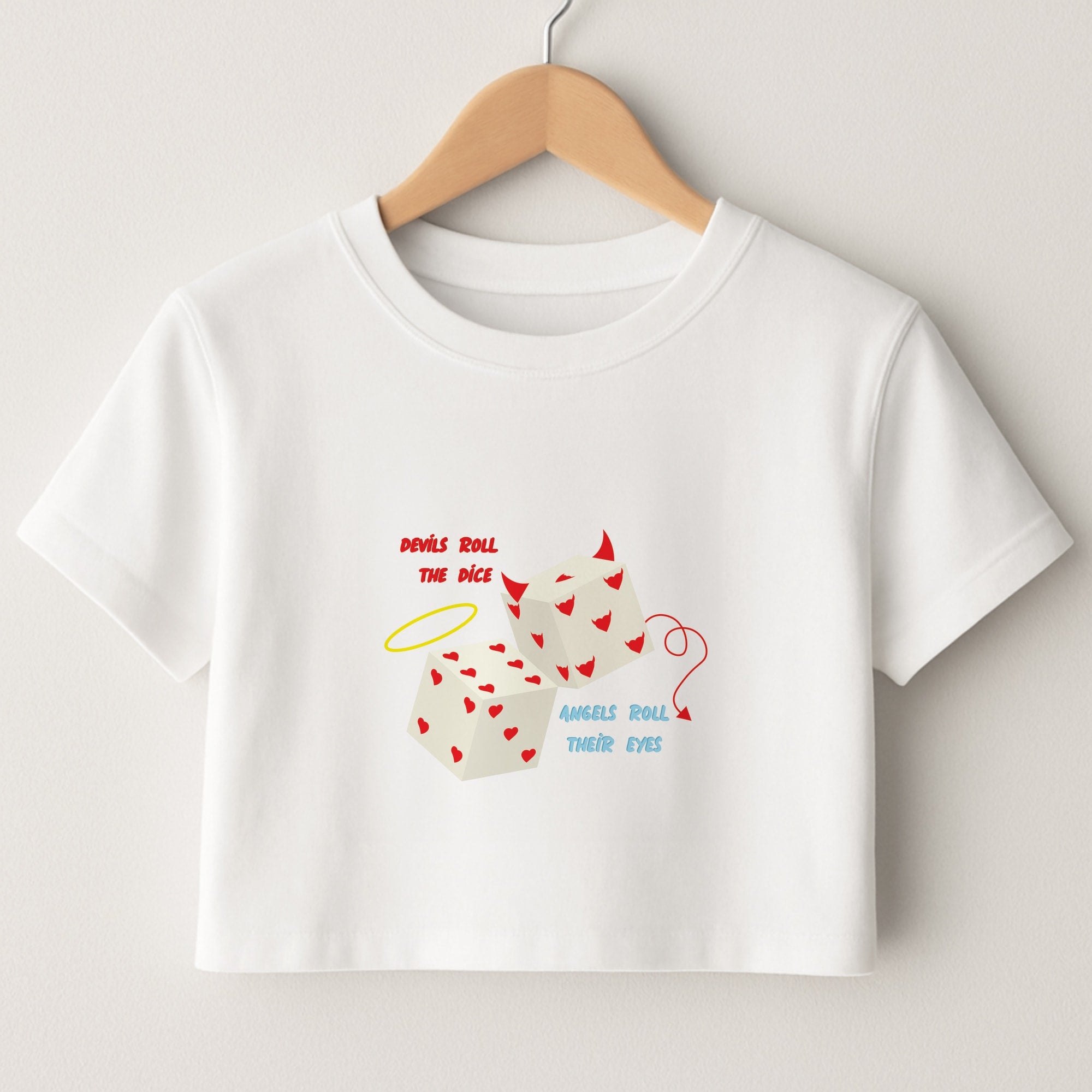 Devils Roll The Dice - Taylor Crop Top