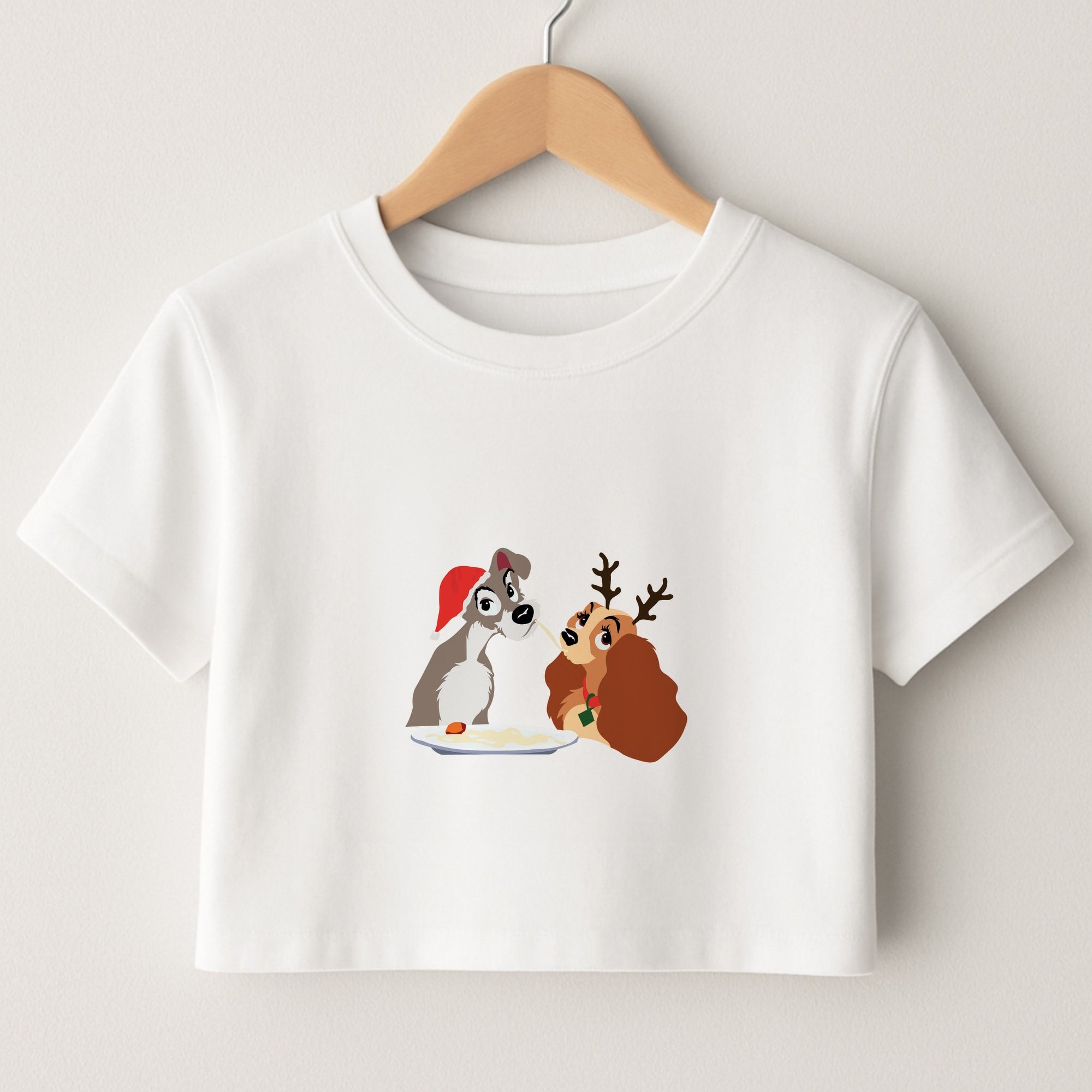 Christmas Lady Crop Top