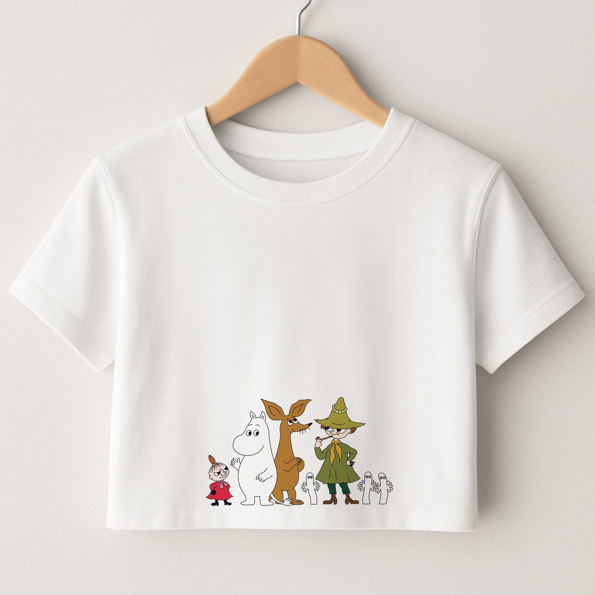 Moom Characters Crop Top