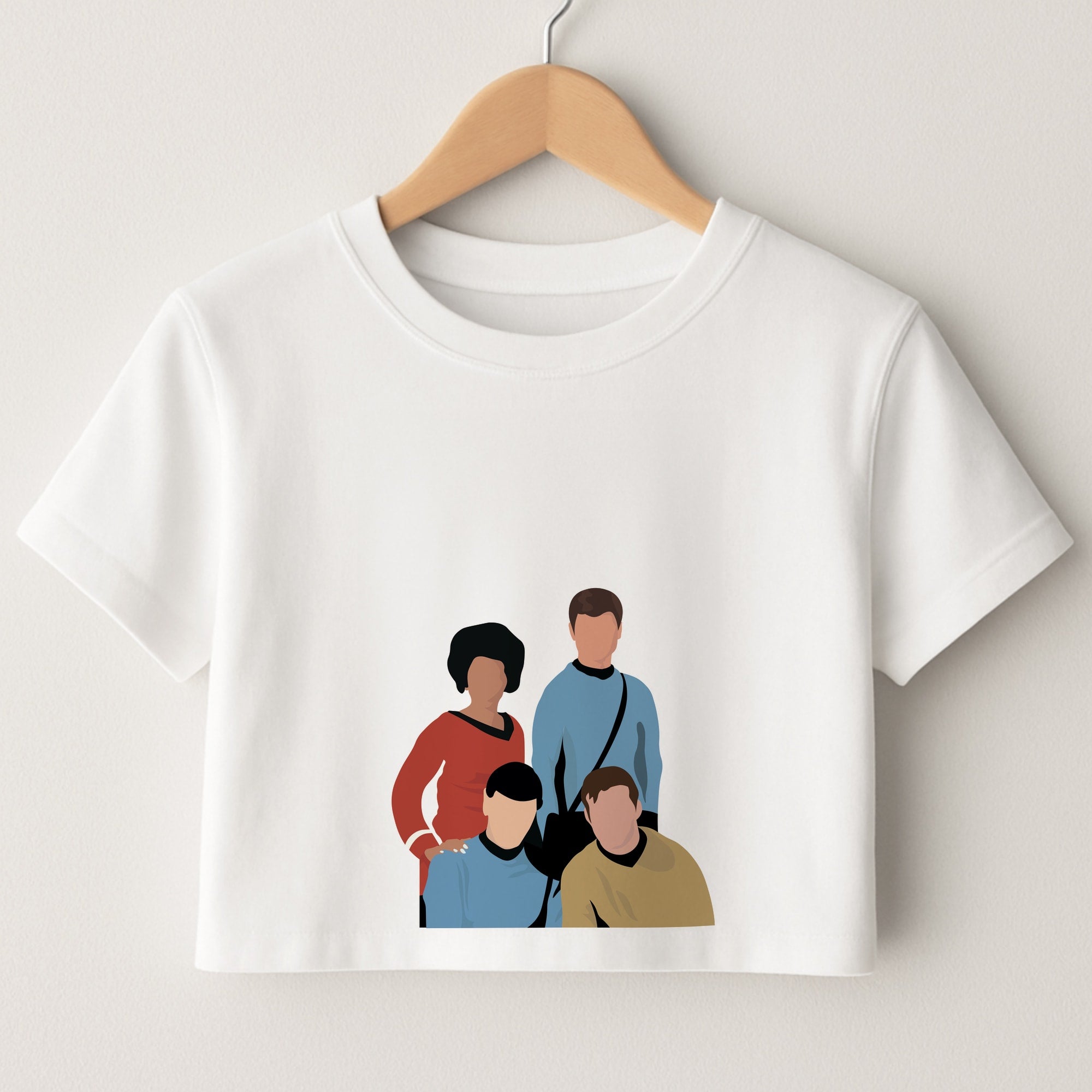 Characters Crop Top