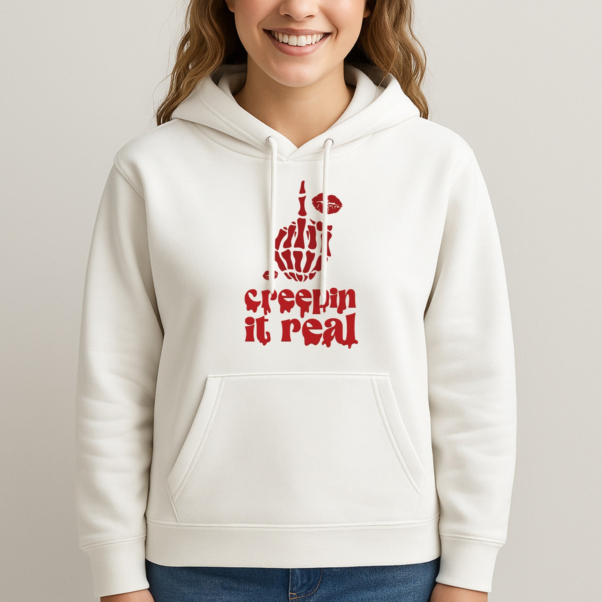 Creepin It Real Unisex Hooded Sweatshirt