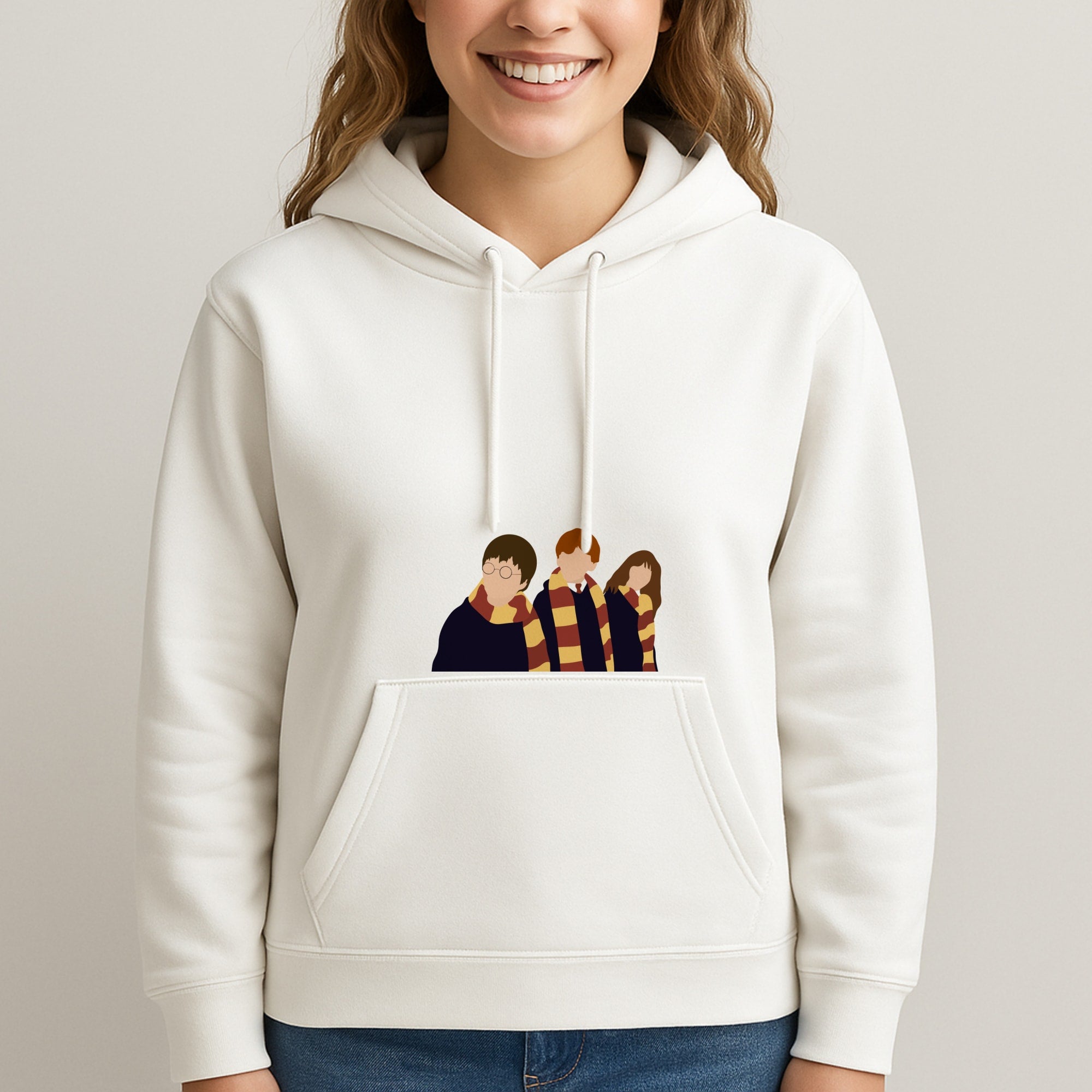 Wizard Cartoons Unisex Hooded Sweatshirt
