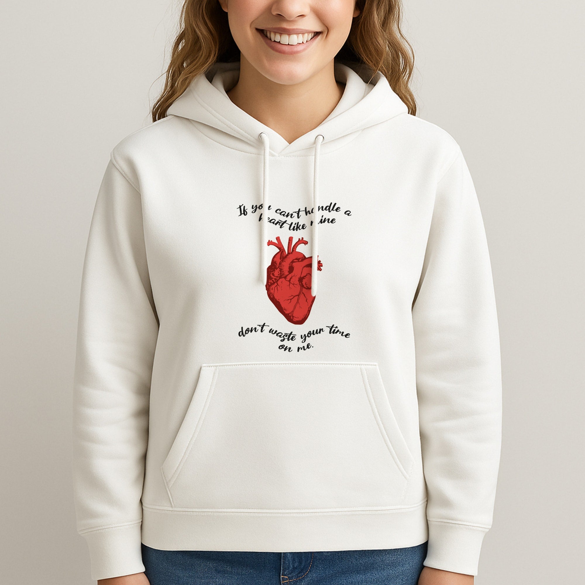 Don't Waste Your Time On Me Unisex Hooded Sweatshirt