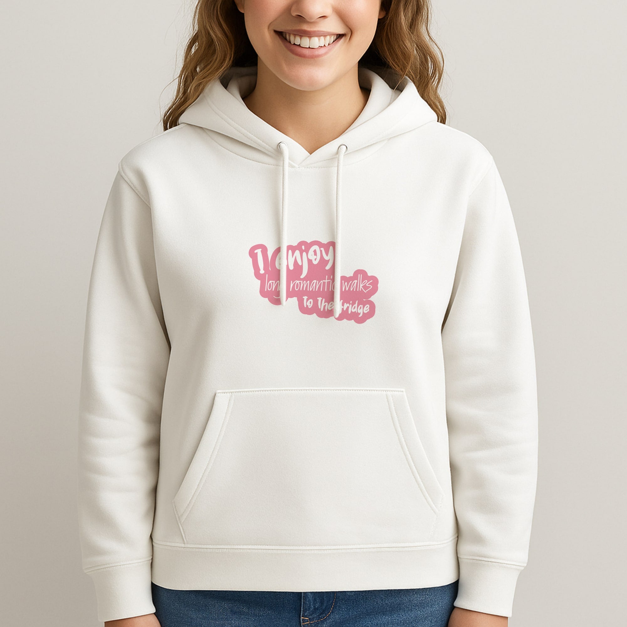 I Enjoy Long Romantic Walks - Funny Quotes Hoodie