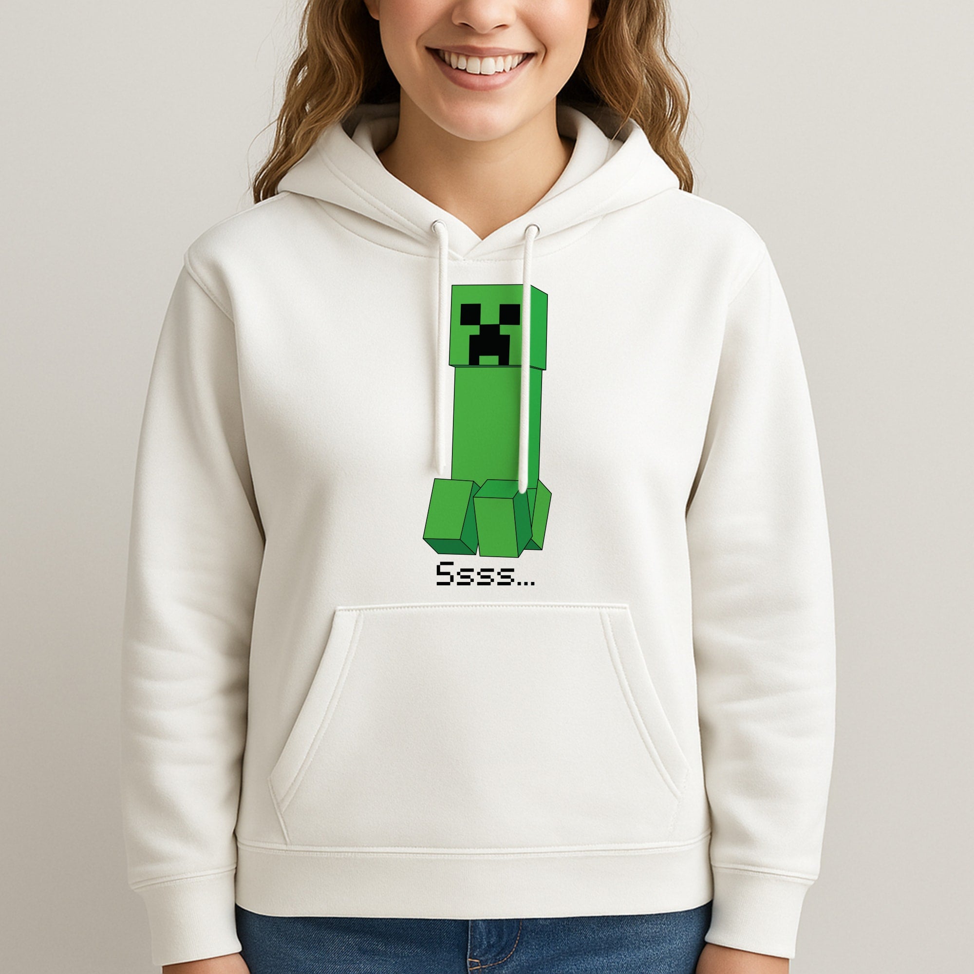 Creeper Standing Unisex Hooded Sweatshirt