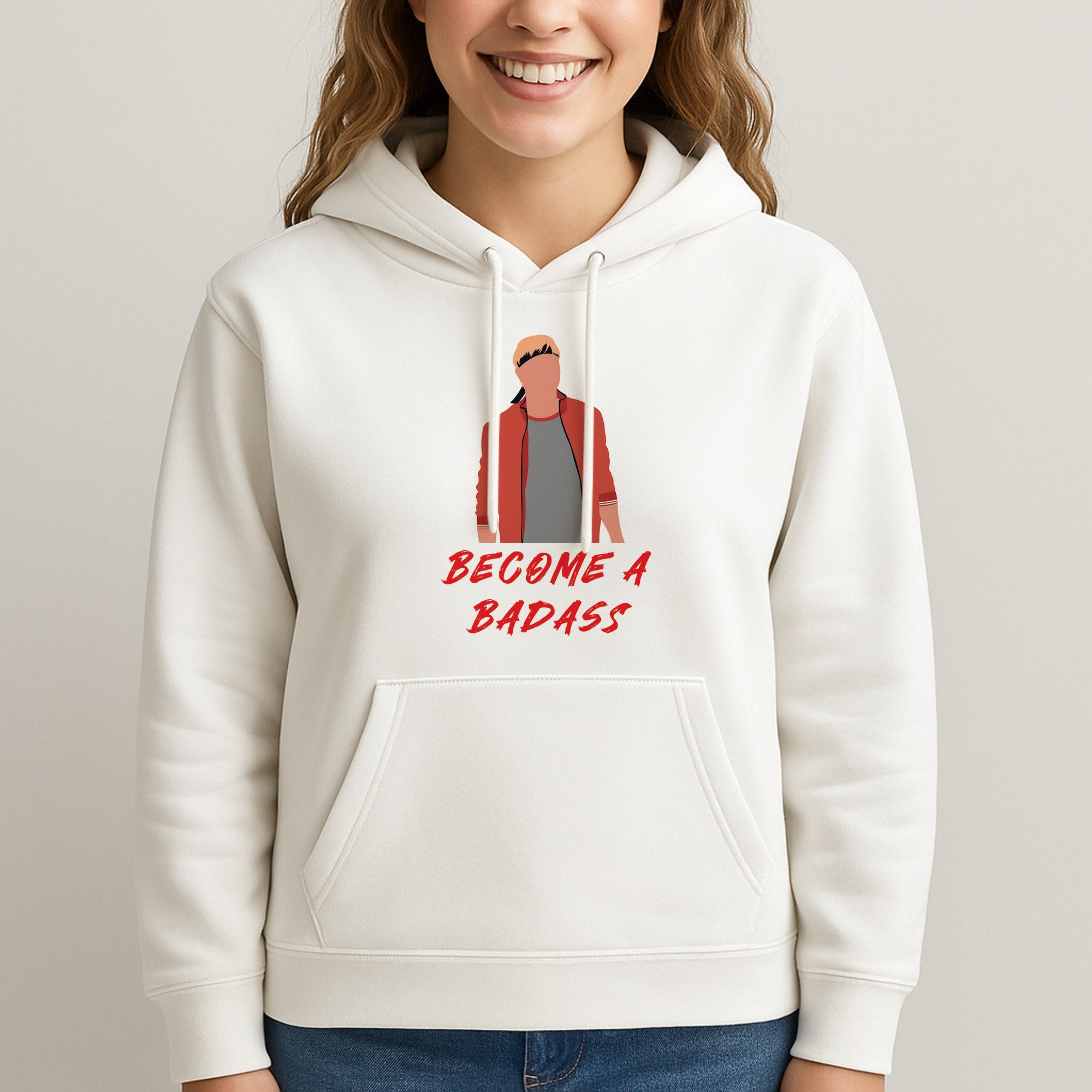 Become A Badass Unisex Hooded Sweatshirt